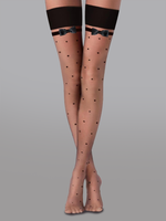 Polka Dot Bow Stockings - accessories