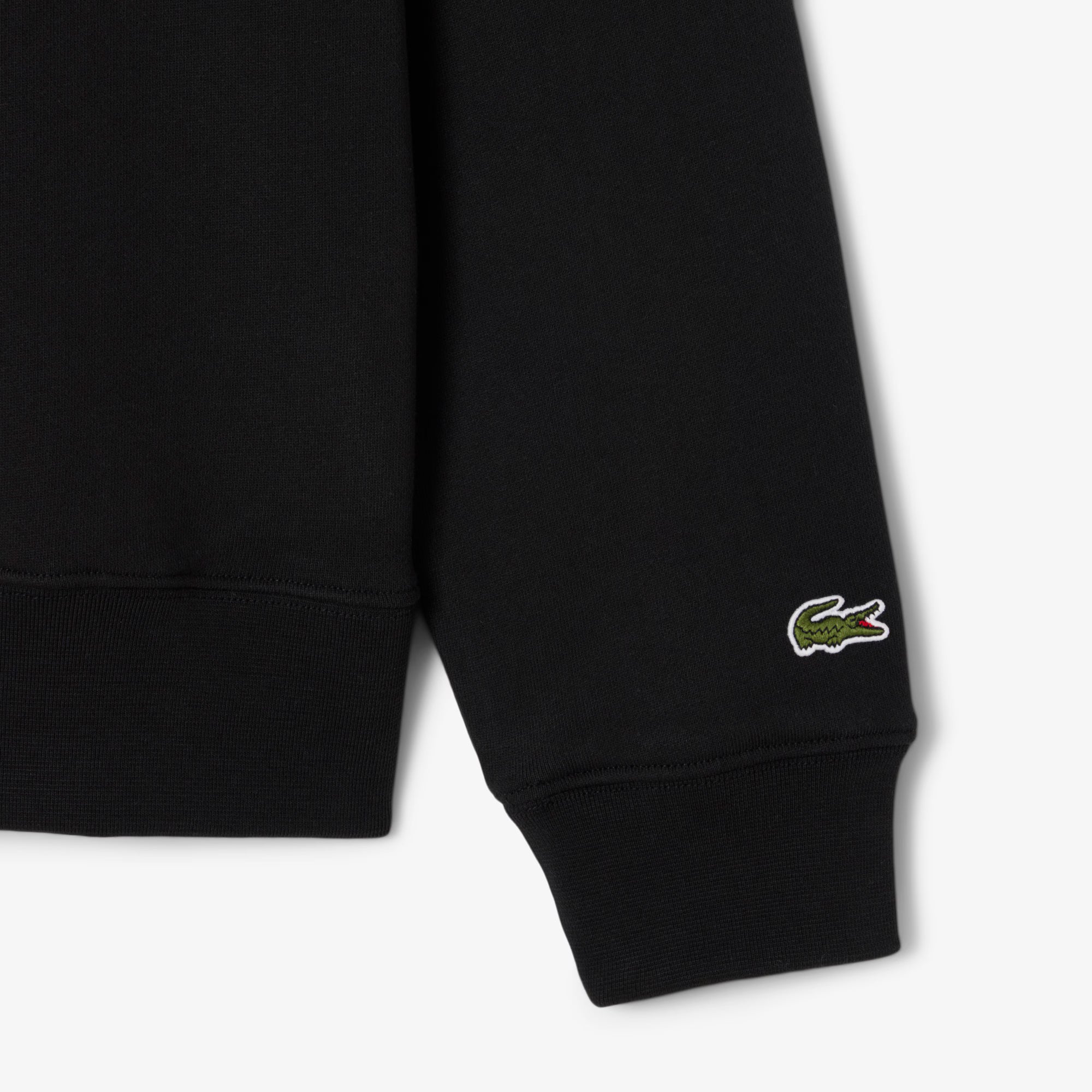 Lacoste Printed Crewneck Sweatshirt - Black by Denim Exchange
