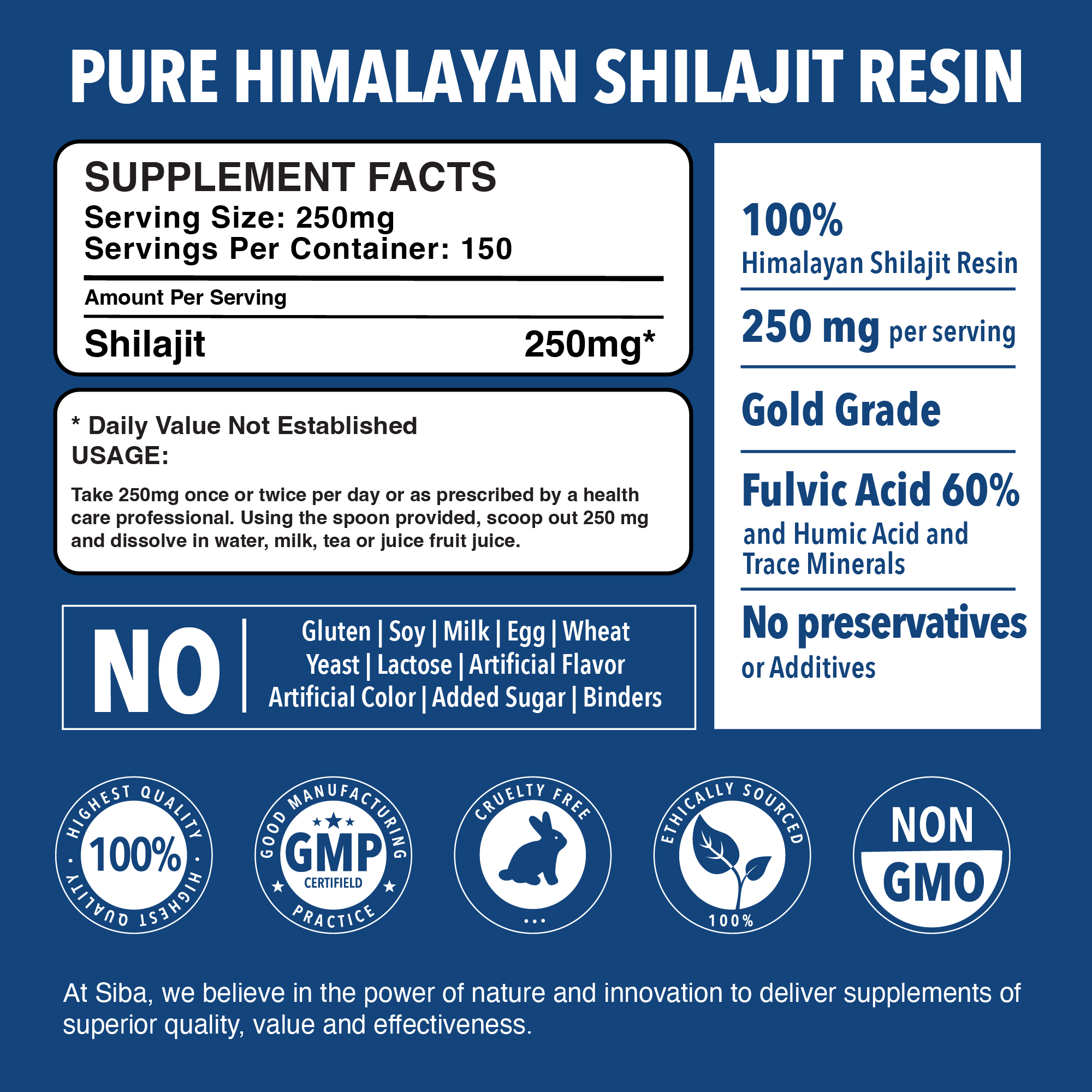 Shilajit Resin by Siba Vitamins Store