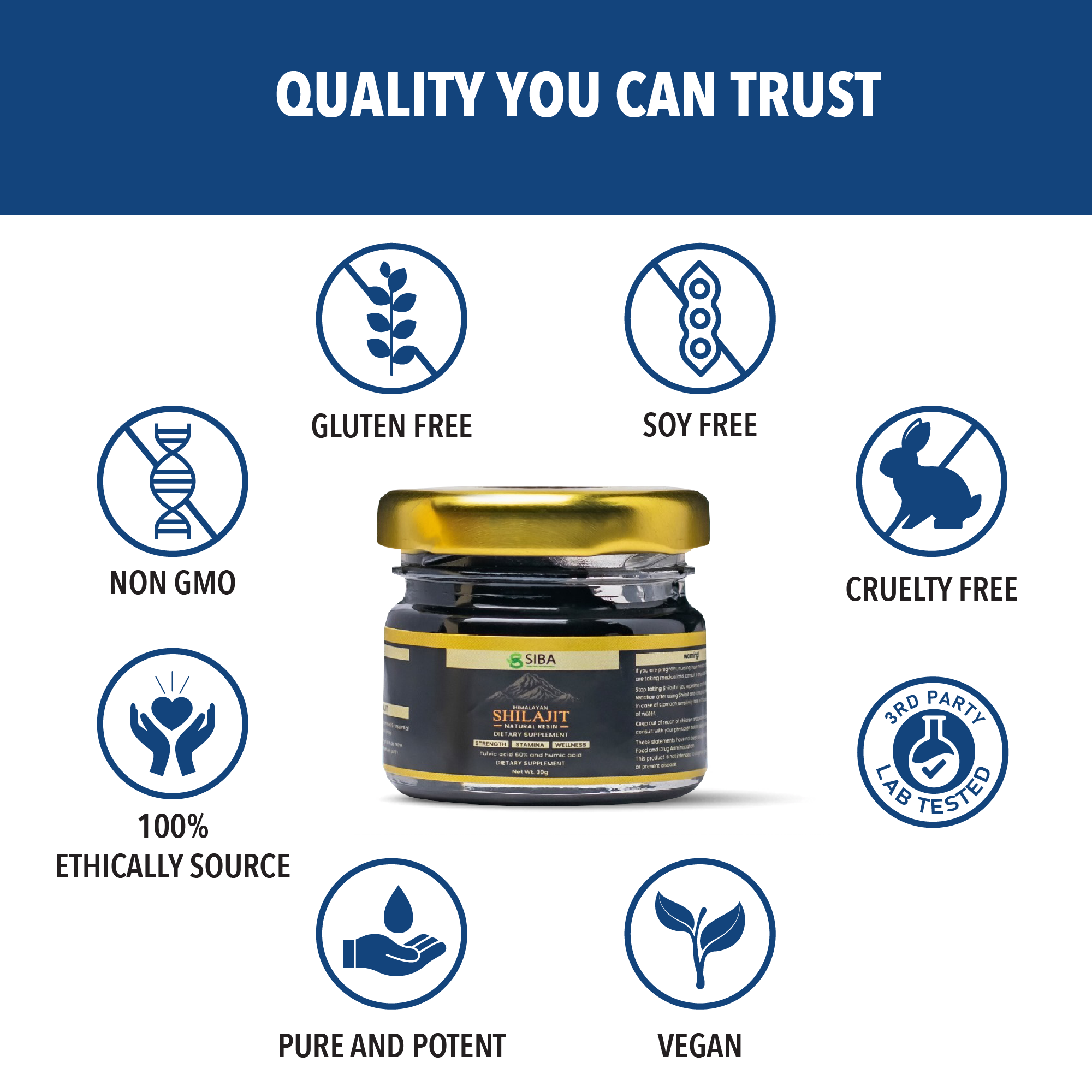 Shilajit Resin by Siba Vitamins Store