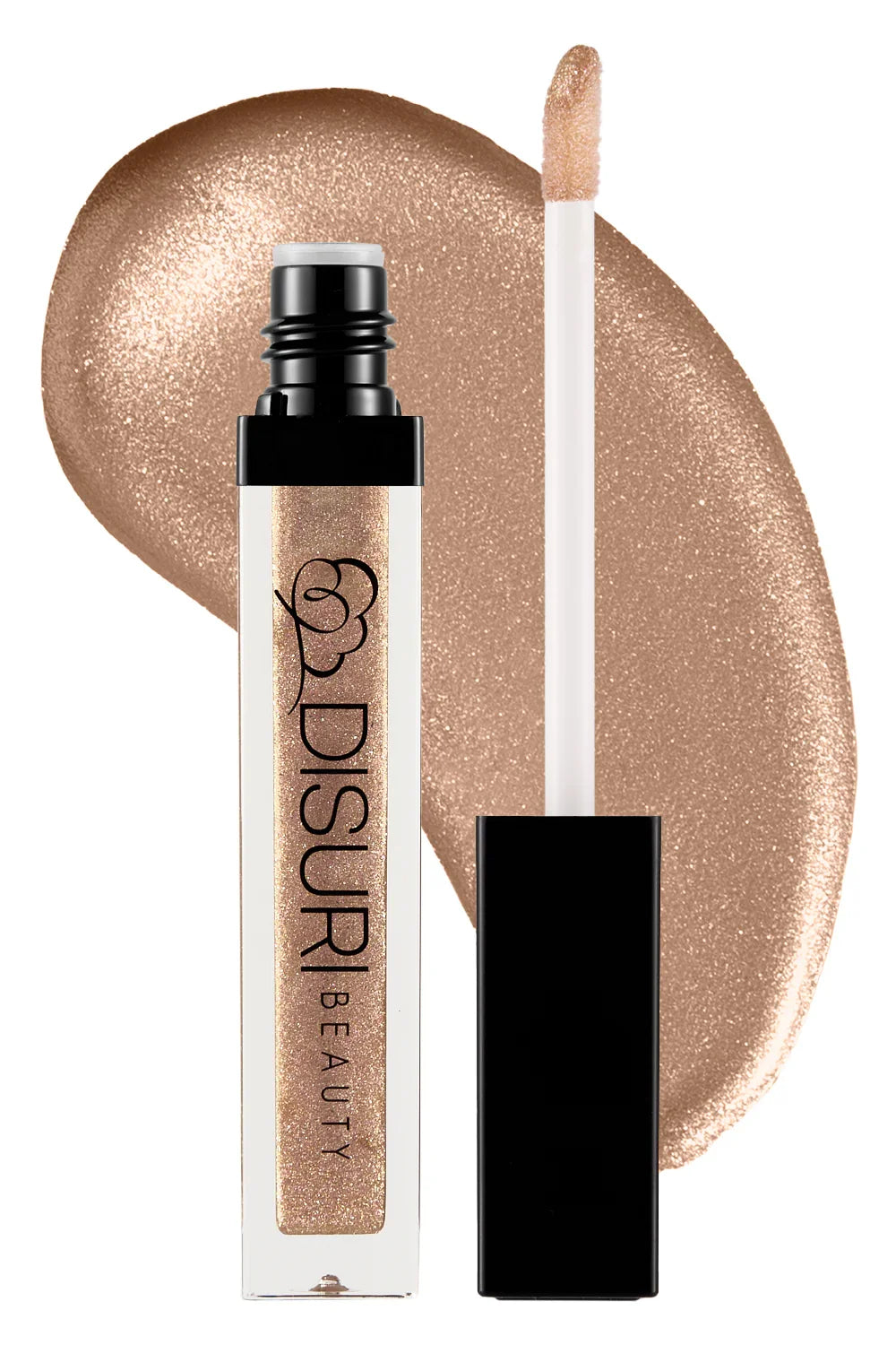 DISURI Beauty Shimmer Blast Lip Gloss - Pink Gold (S44)