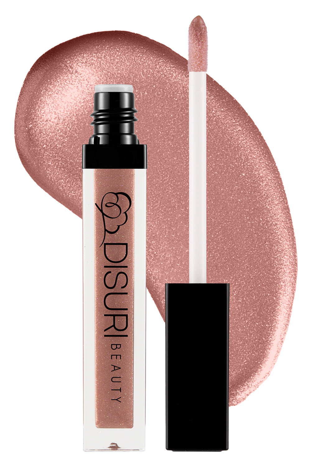 DISURI Beauty Shimmer Blast Lip Gloss - Never Send Nudes (S65)