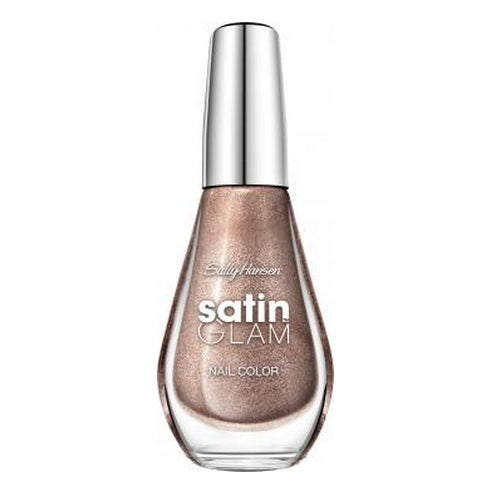 SALLY HANSEN Satin Glam Shimmery Matte Finish Nail Color - Go Gold - DestGlow