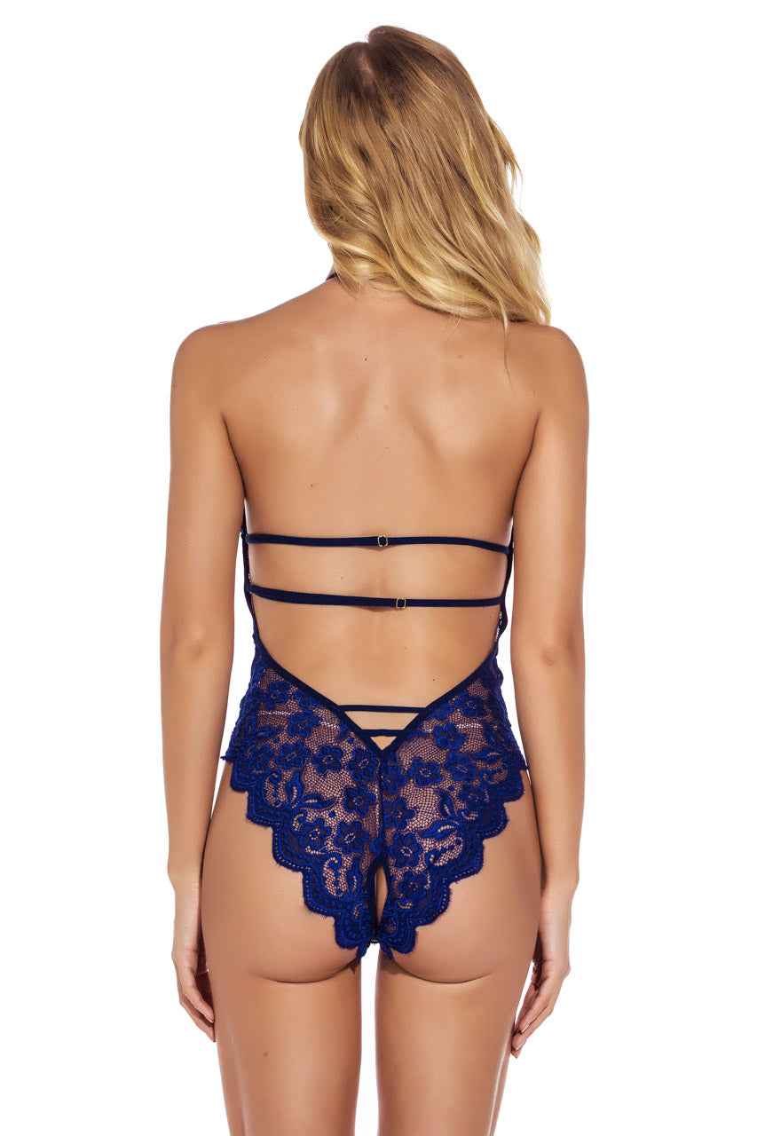 Scalloped Lace Teddy Lingerie