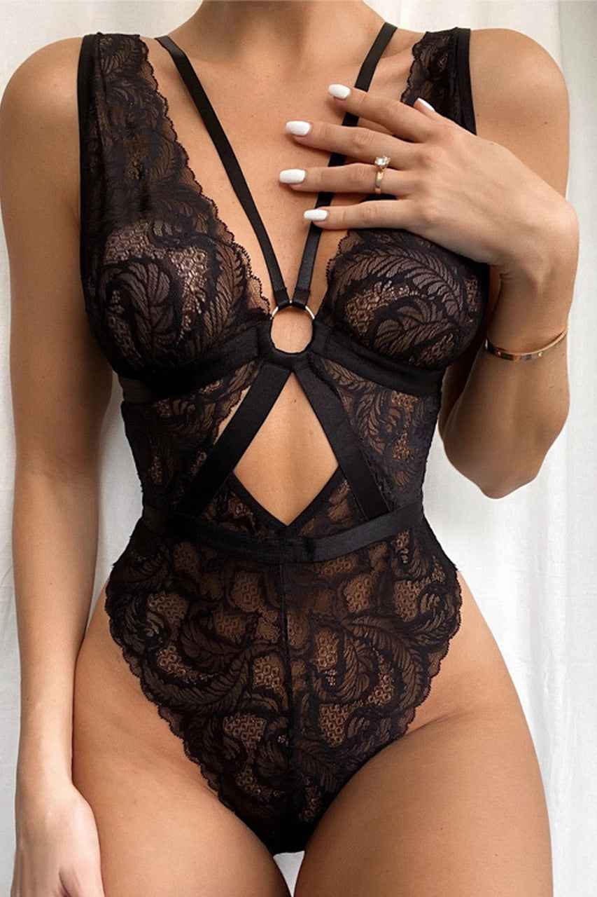 Lace O-Ring Teddy