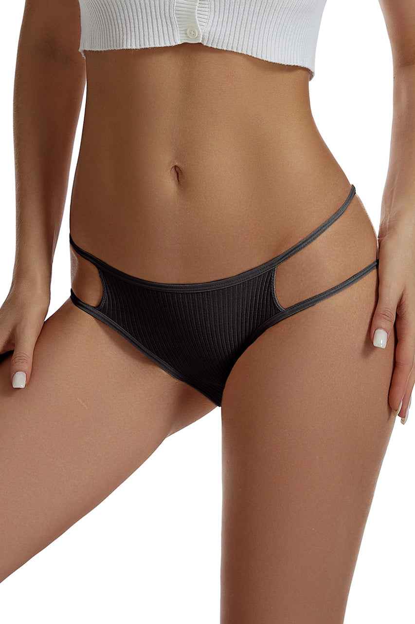Strappy Ribbed Bikini Panty
