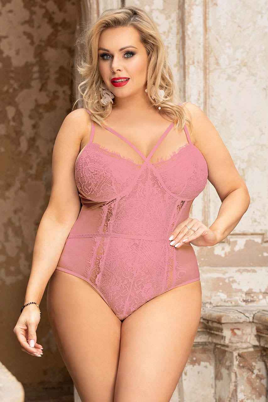Plus Size Midnight Desires Teddy