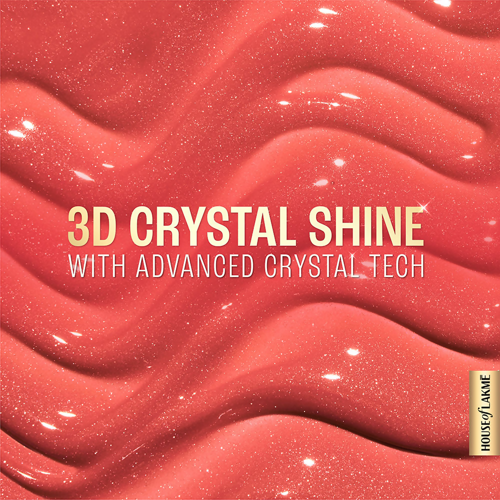 Lakme Glitterati Lip Glaze - Peach Punch