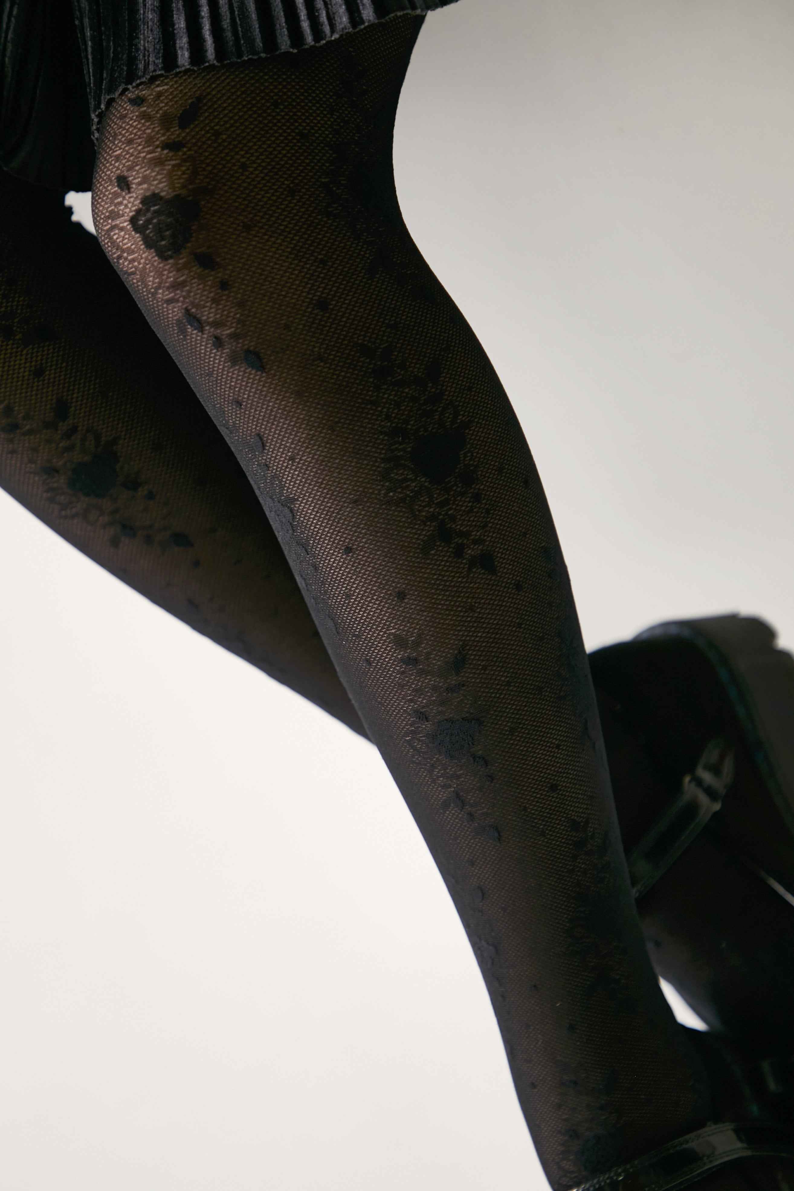 Conte Tights for girls Sofia 20 Den - Floral Pattern