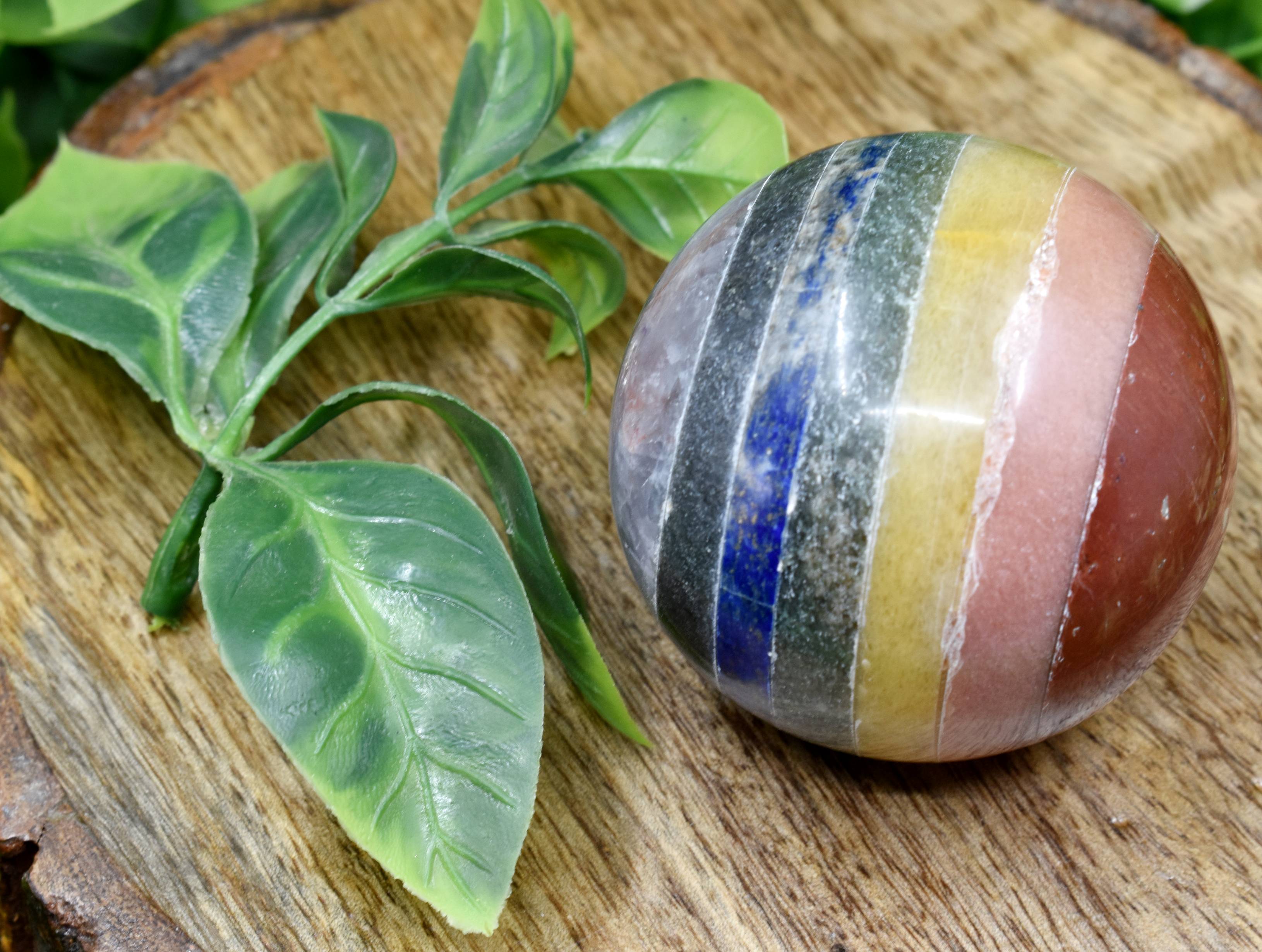 1Pc Bonded Chakra Sphere Crystal Ball Healing Sphere DestGlow