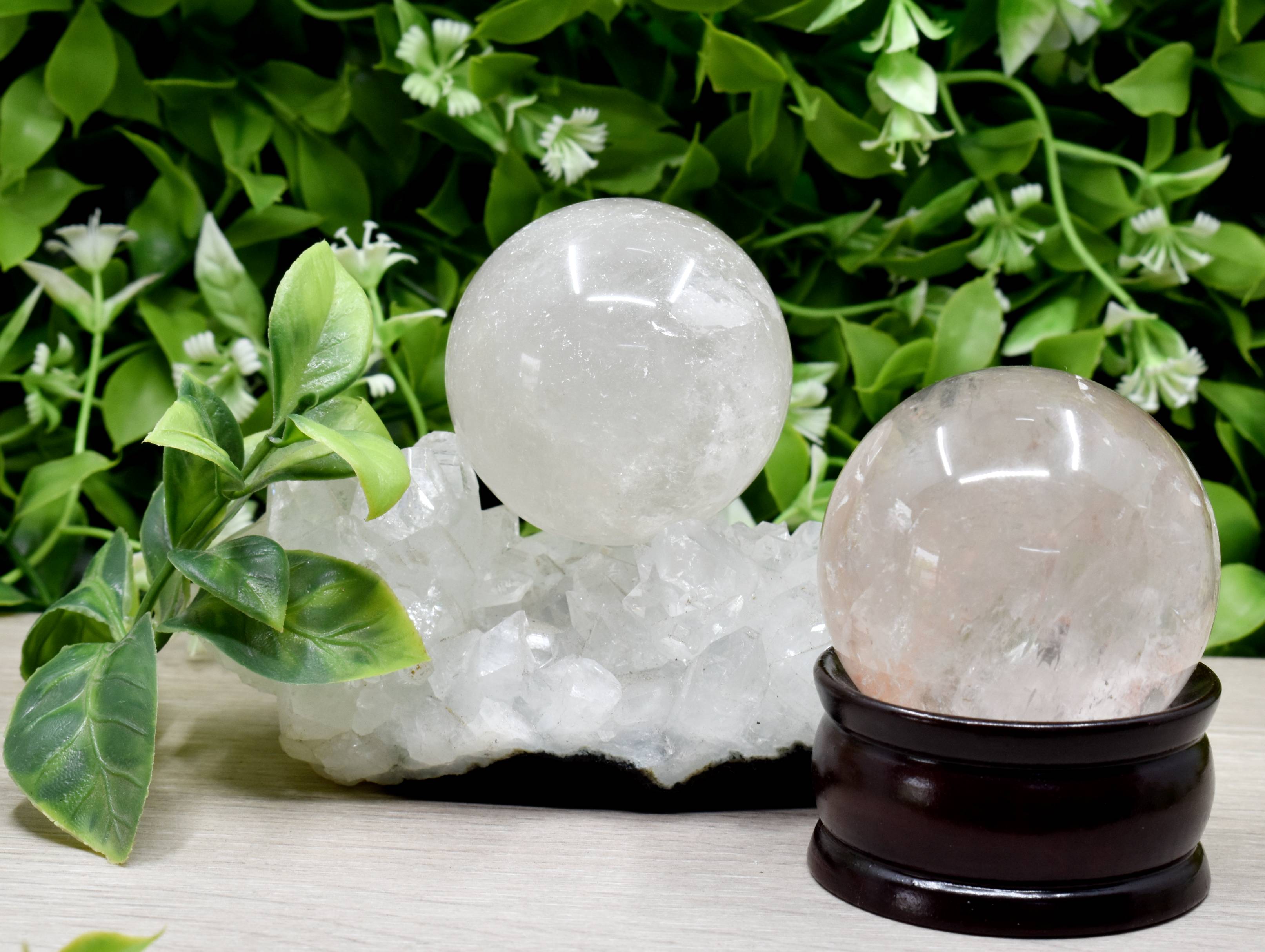 1Pc Crystal Quartz Sphere Crystal Ball Healing Sphere. DestGlow