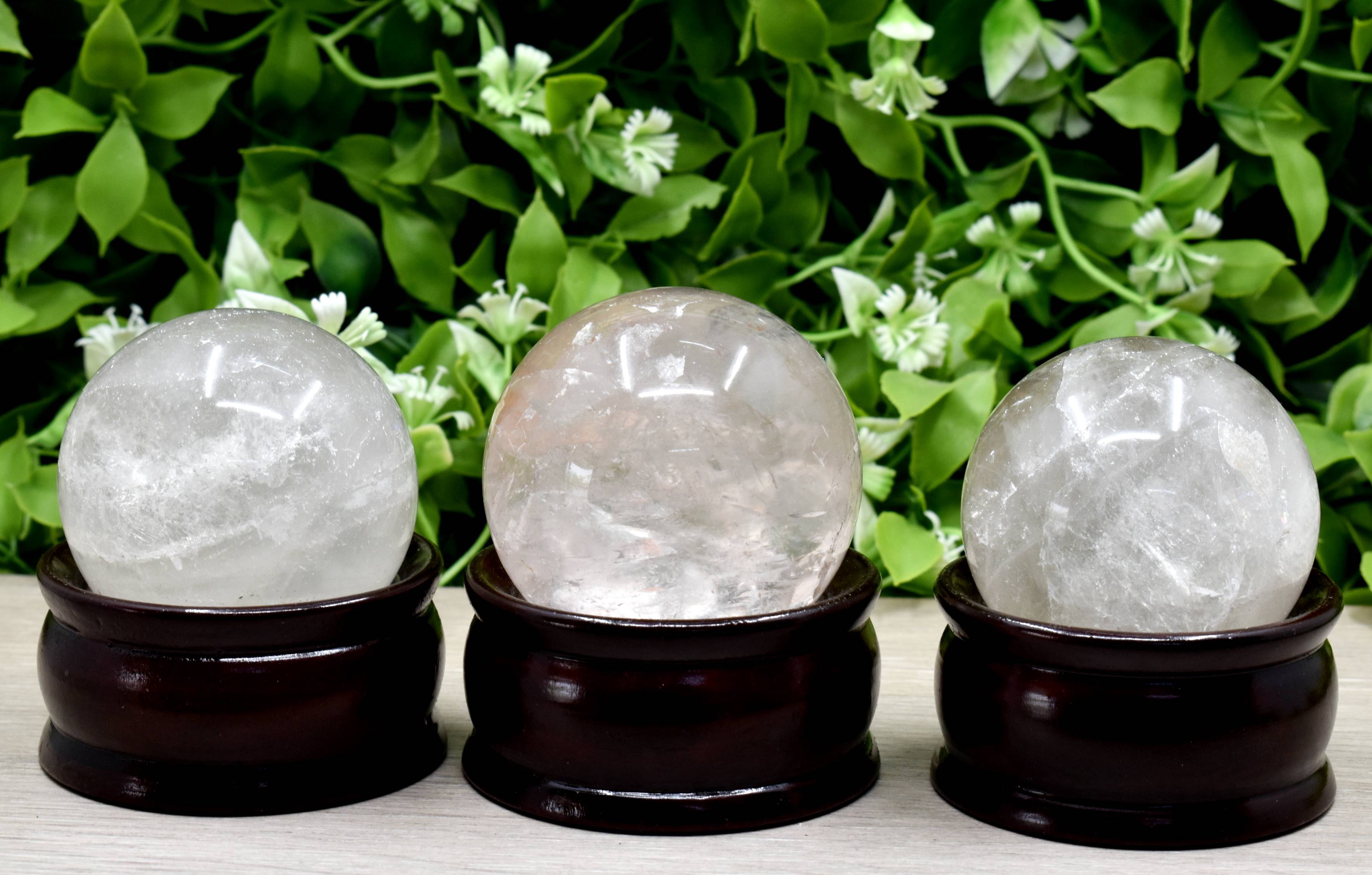 1Pc Crystal Quartz Sphere Crystal Ball Healing Sphere. DestGlow