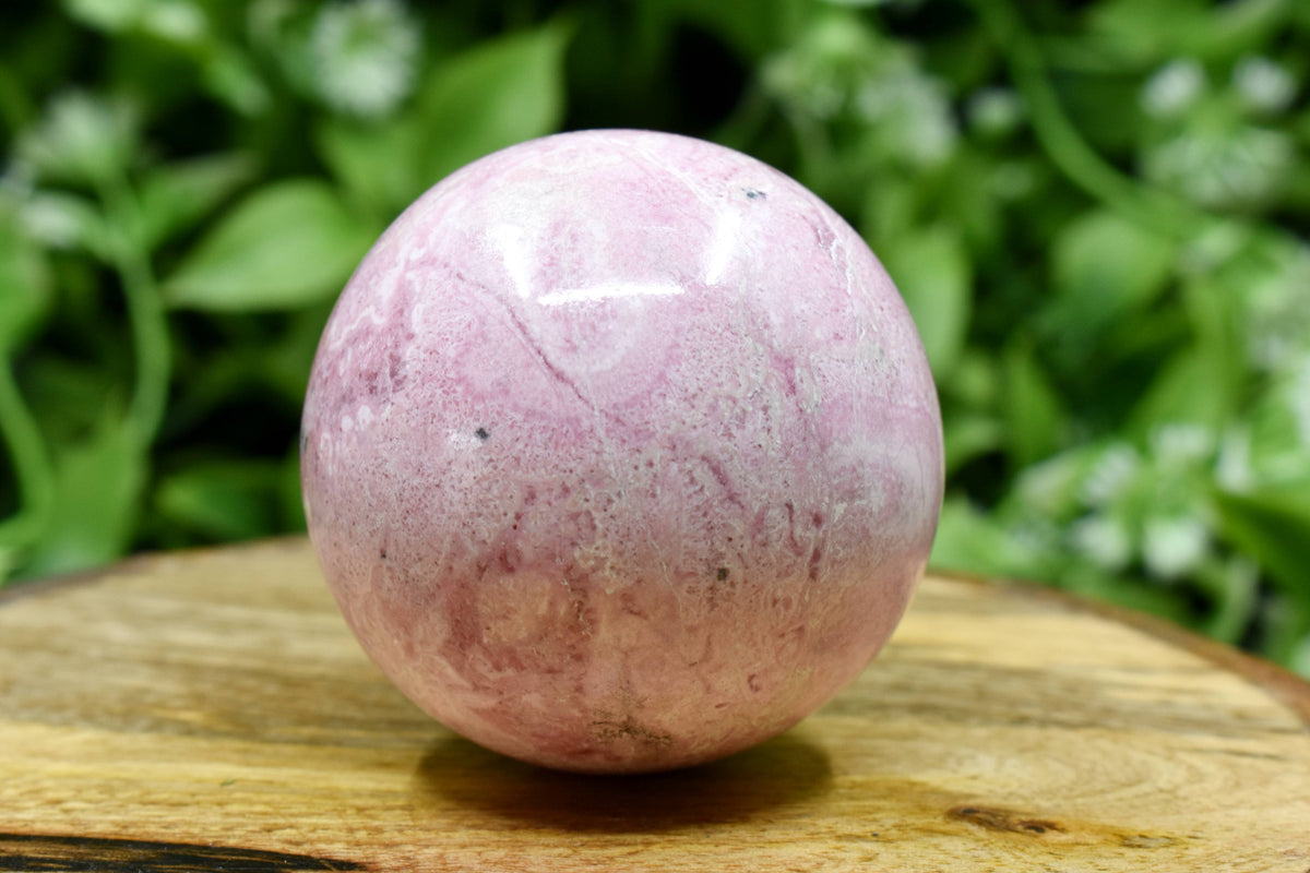1Pc Rhodochrosite Sphere Crystal Ball Healing Sphere. DestGlow