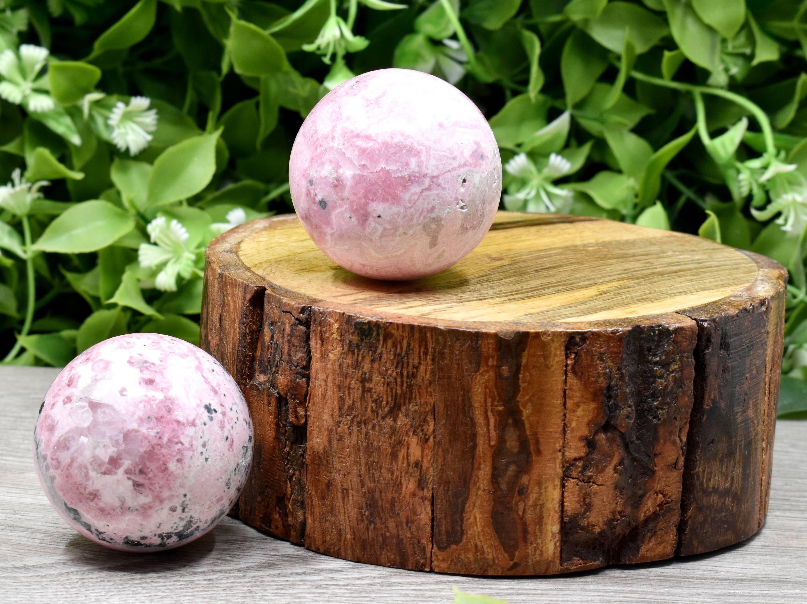 1Pc Rhodochrosite Sphere Crystal Ball Healing Sphere. DestGlow