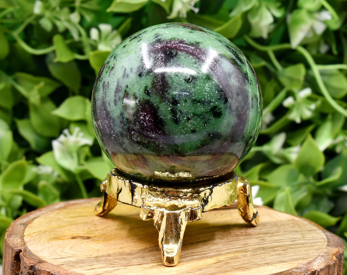 1Pc Ruby Zosite Sphere Crystal Ball Healing Sphere DestGlow
