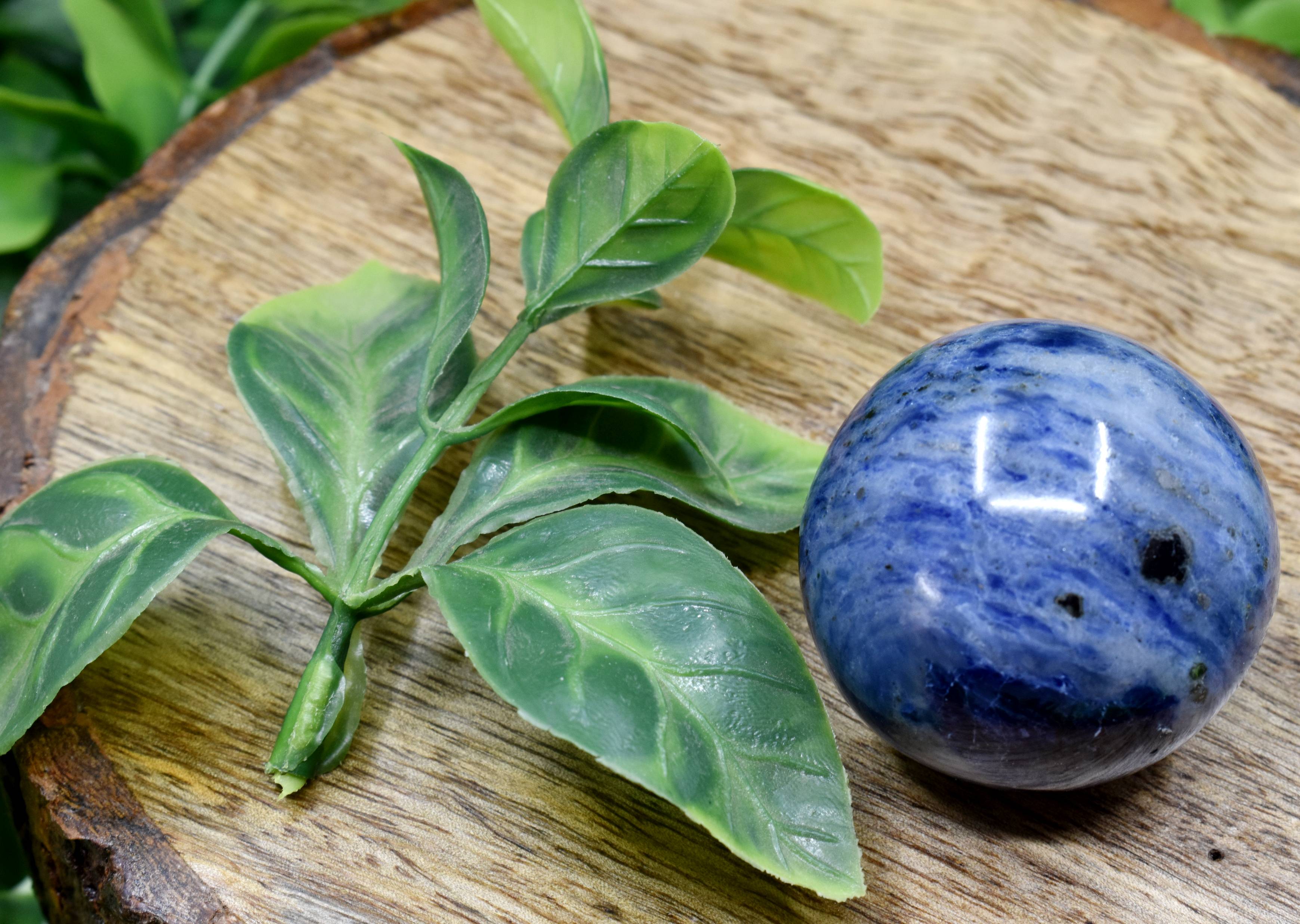 1Pc Sodalite Sphere Crystal Ball Healing Sphere DestGlow
