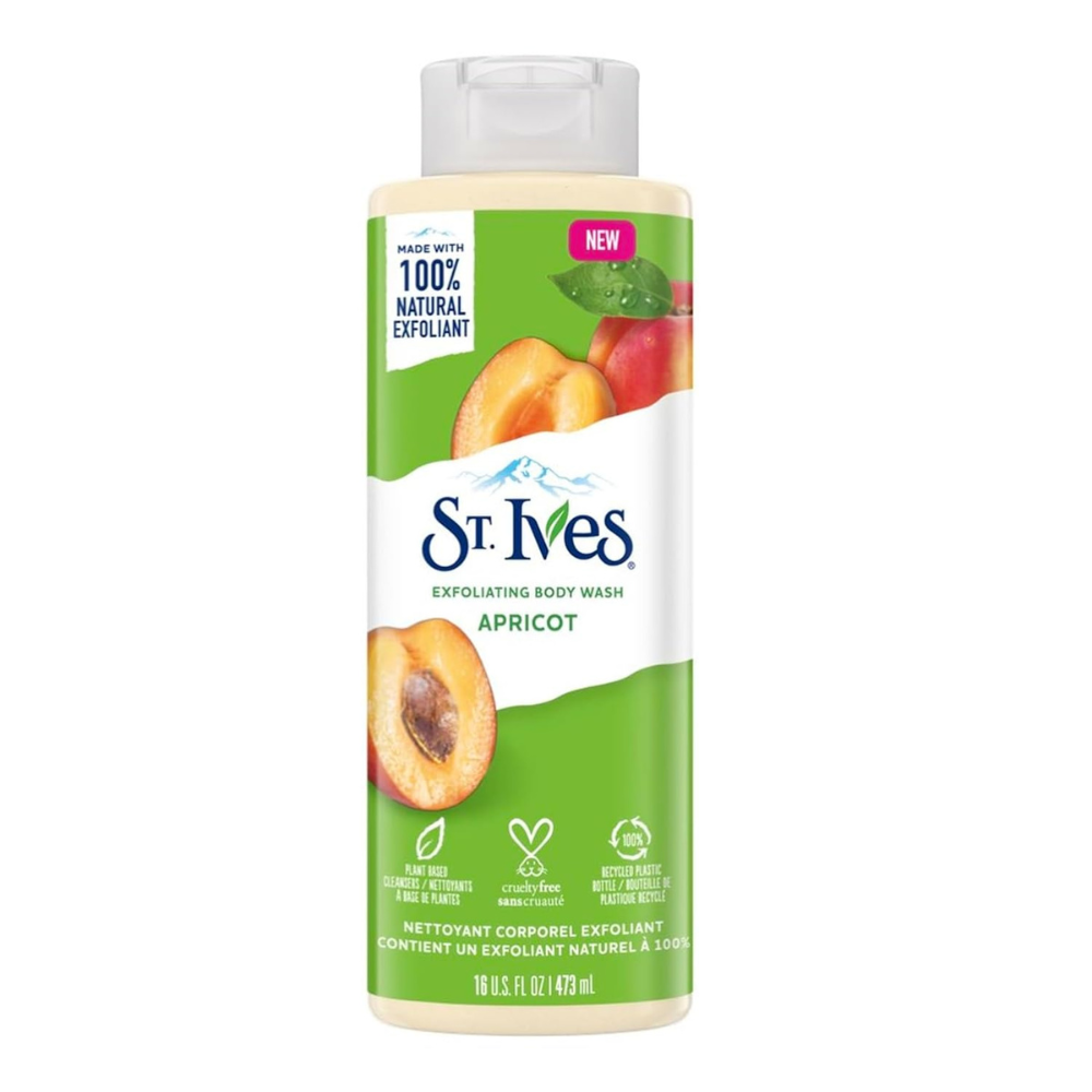 St. Ives Apricot Exfoliating Body Wash (16 oz) DestGlow