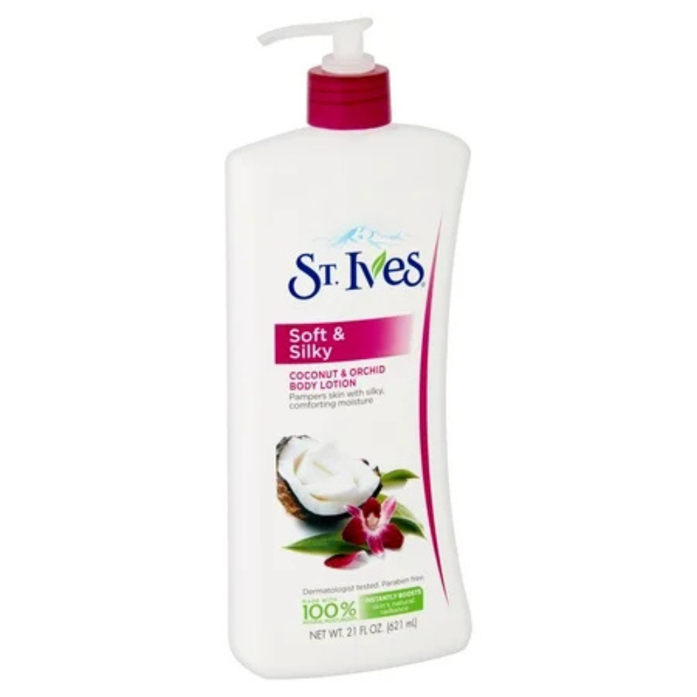 St. Ives Softening Body Lotion Coconut & Orchid (21 oz) DestGlow