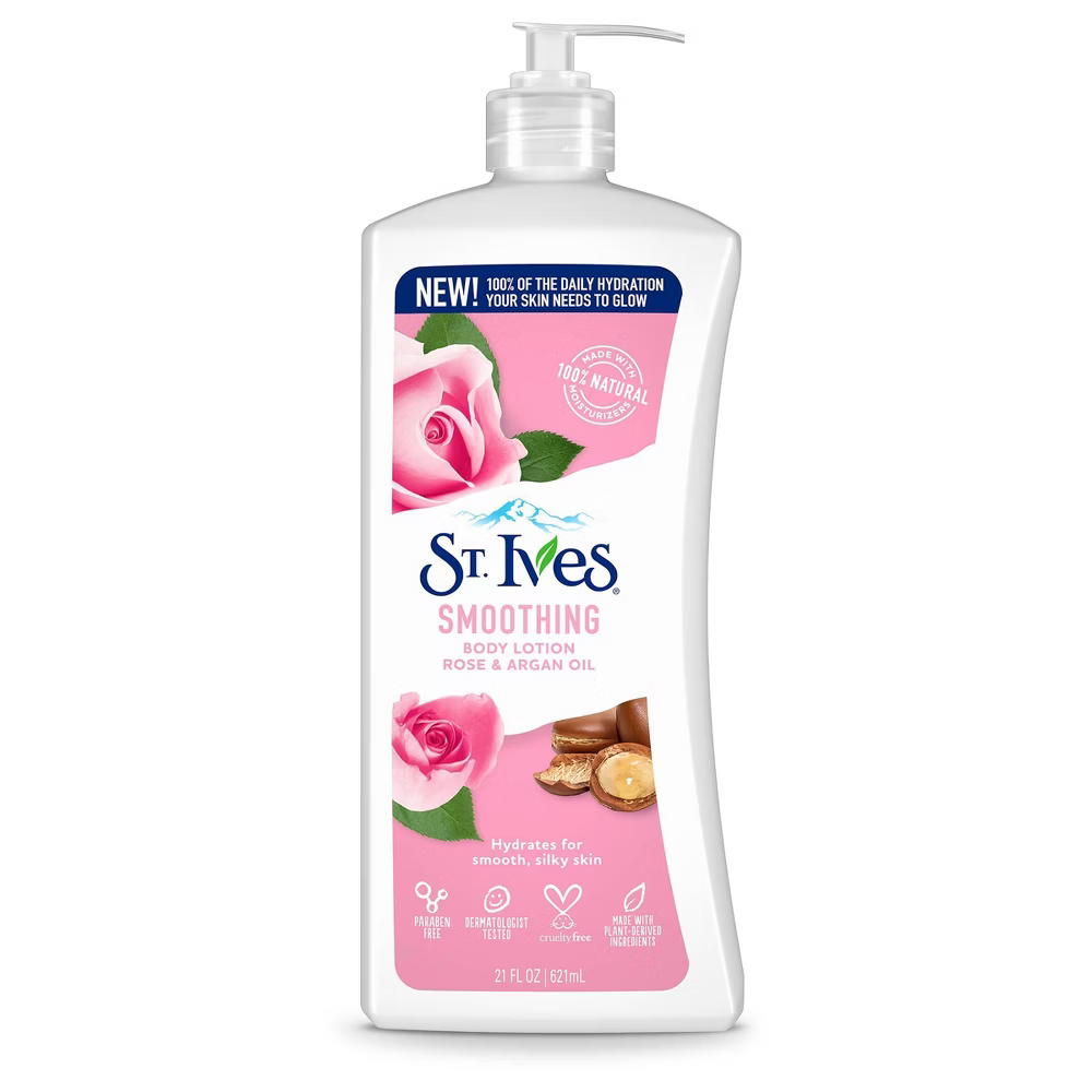 St. Ives Smoothing Body Lotion Rose & Argan Oil (21 oz) DestGlow