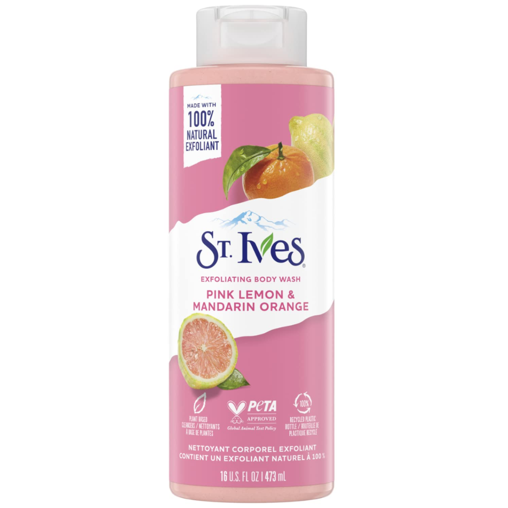 St. Ives Pink Lemon & Mandarin Orange Exfoliating Body Wash (22 oz) DestGlow