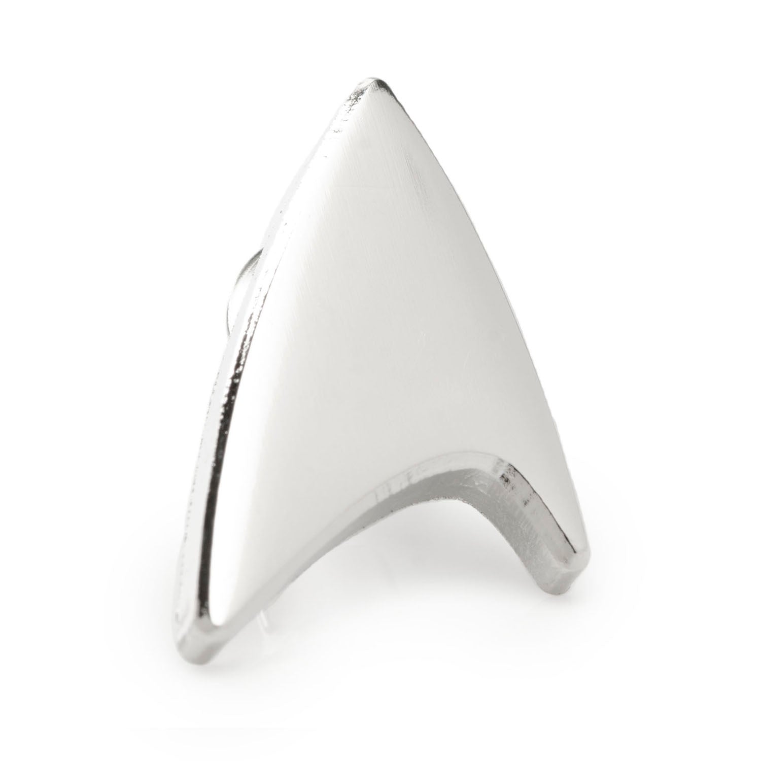 Star Trek Silver Delta Shield Lapel Pin by Cufflinks.com