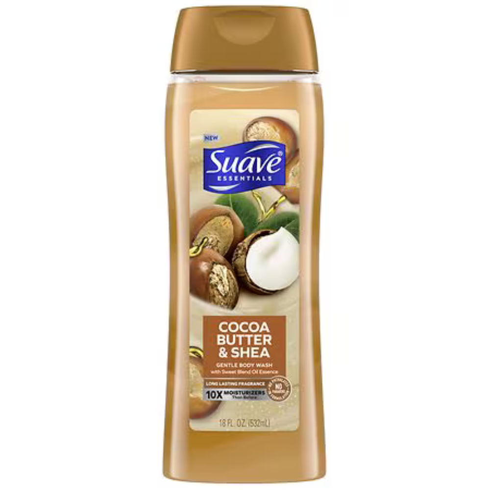 Suave Cocoa Butter & Shea Body Wash (18 oz) DestGlow