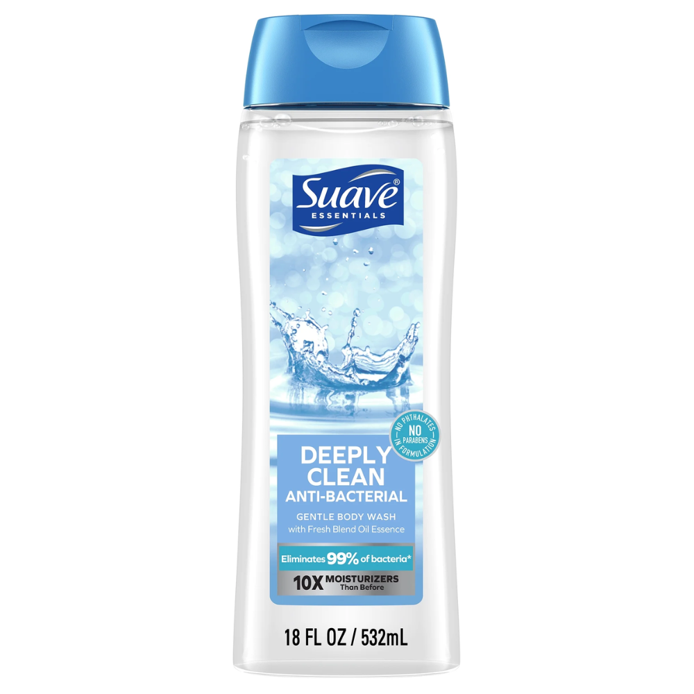 Suave Deeply Clean Body Wash (18 oz) DestGlow