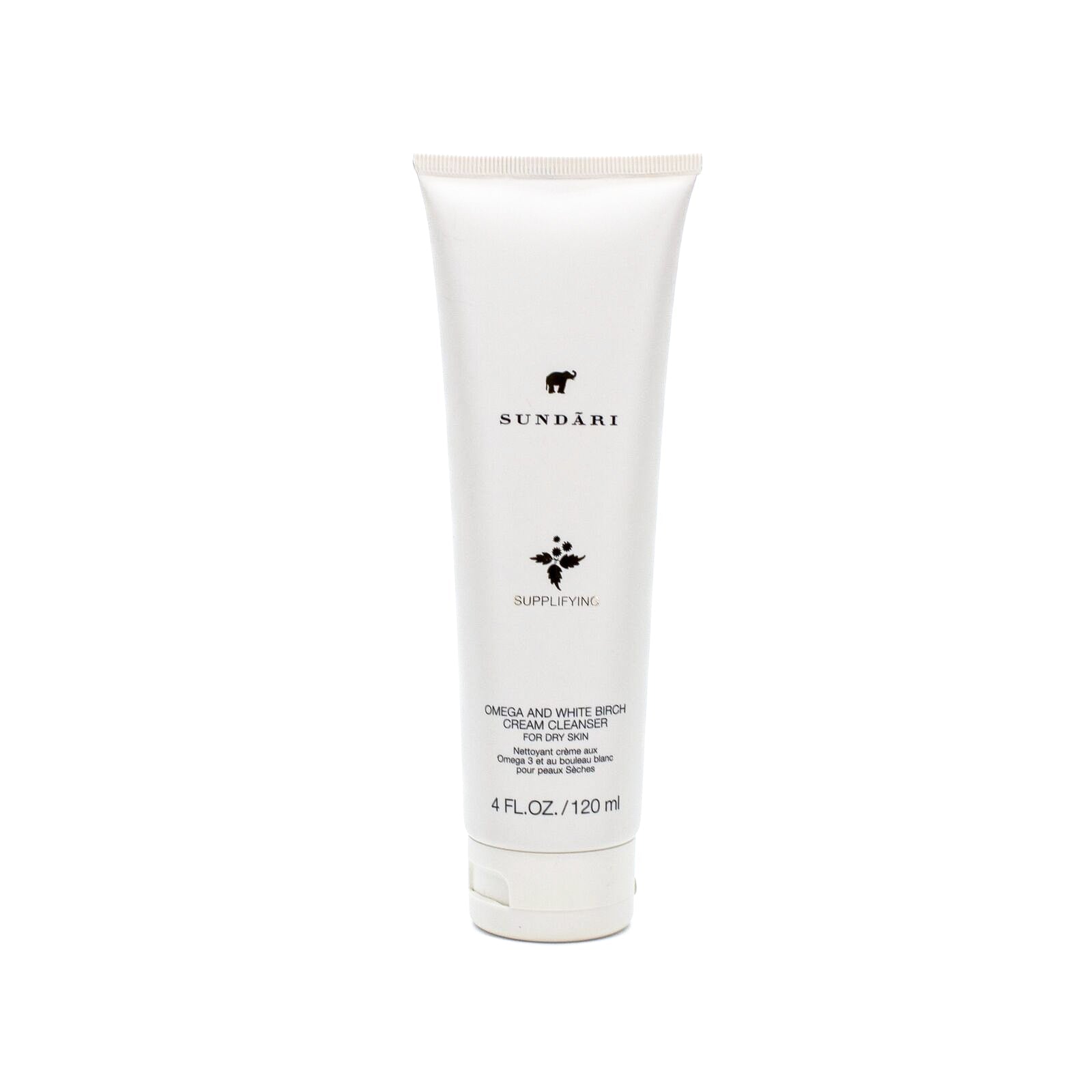SUNDARI Omega 3 & White Birch Cream Cleanser for Dry Skin 4oz - Missing Box - DestGlow