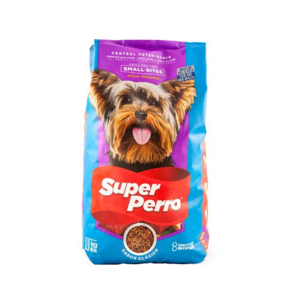 Super Perro Small Bites Classic Flavor Adult Dog Food (3.3 lb) DestGlow