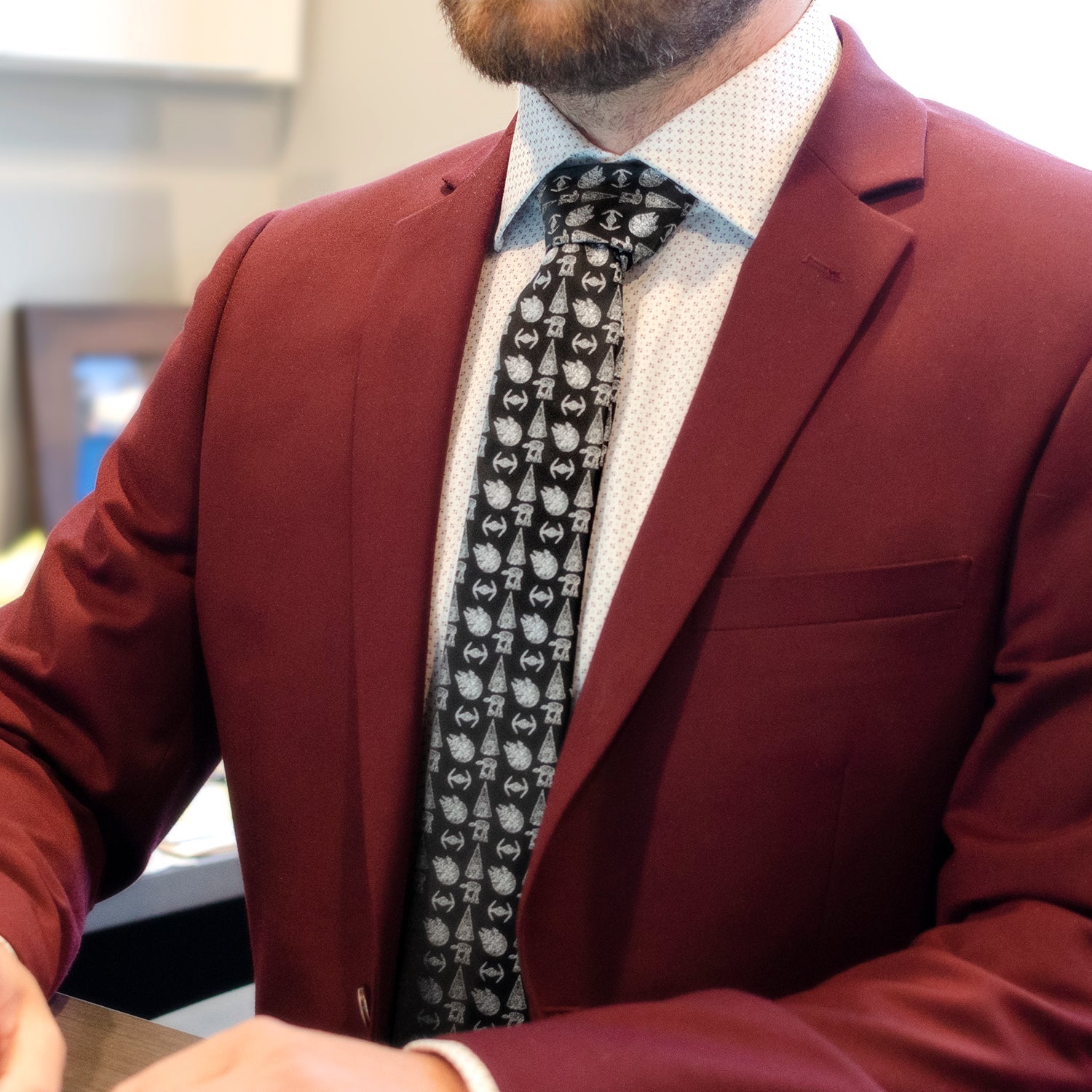 Star Wars Ships Black Tie by Cufflinks.com