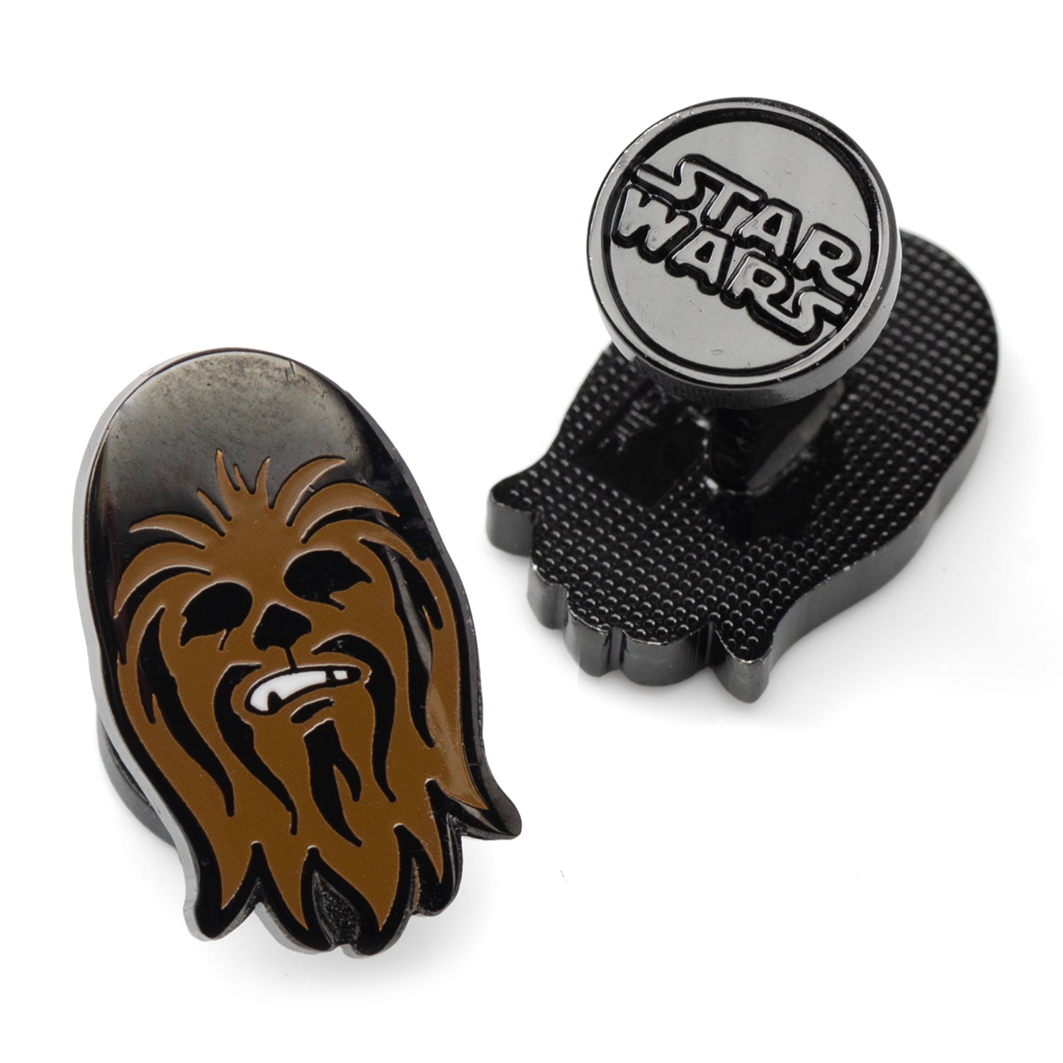Star Wars Chewbacca Gunmetal Cufflinks by Cufflinks.com
