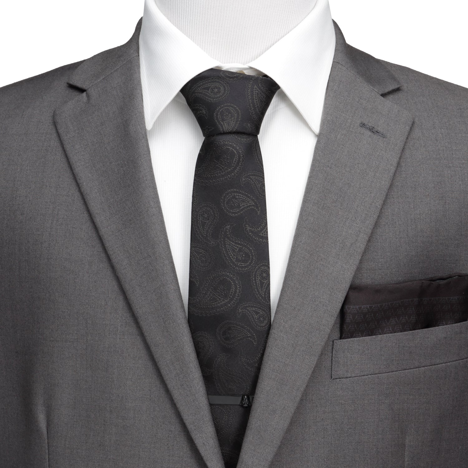 Star Wars Darth Vader Black Paisley Silk Tie by Cufflinks.com