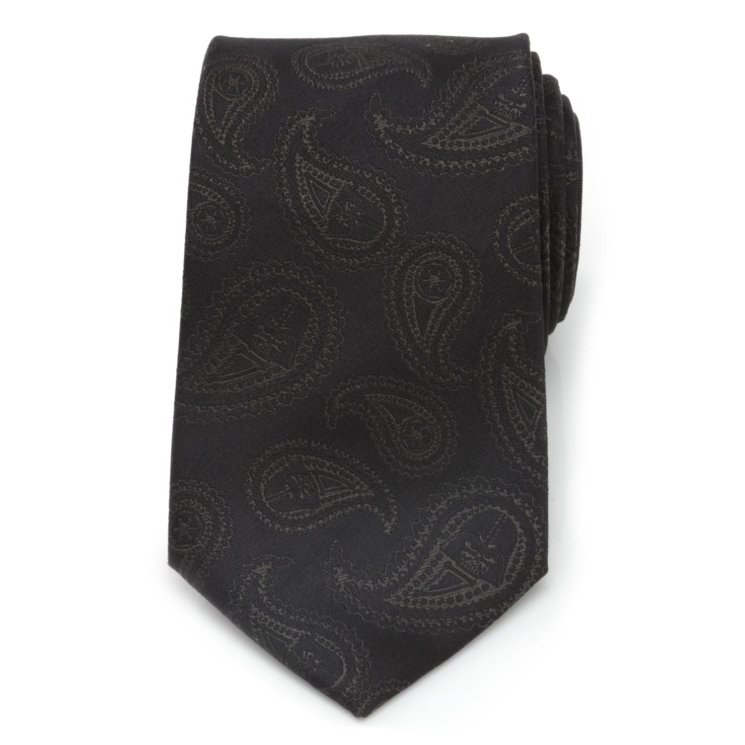 Star Wars Darth Vader Black Paisley Silk Tie by Cufflinks.com