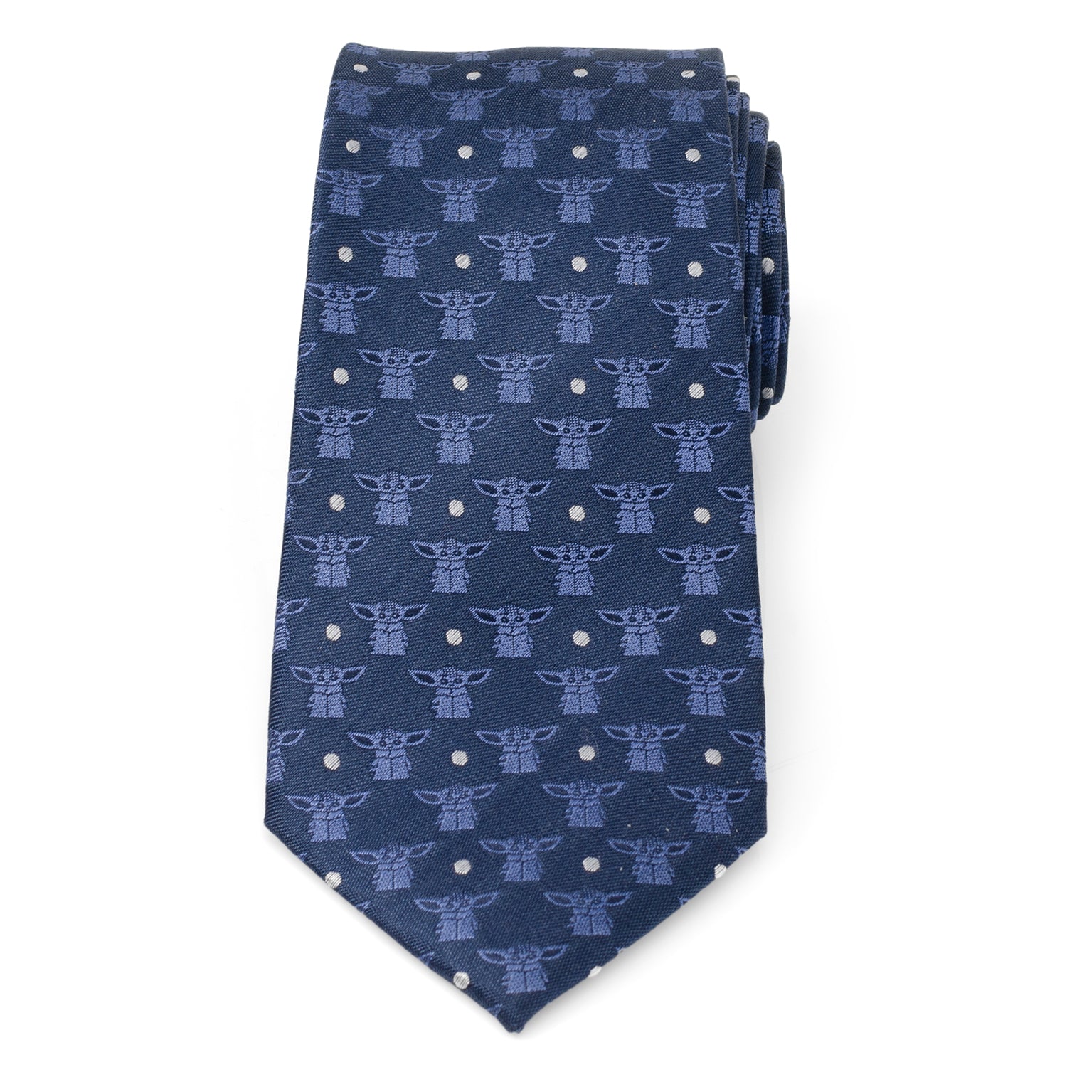 Star Wars Grogu Navy Blue Tie by Cufflinks.com