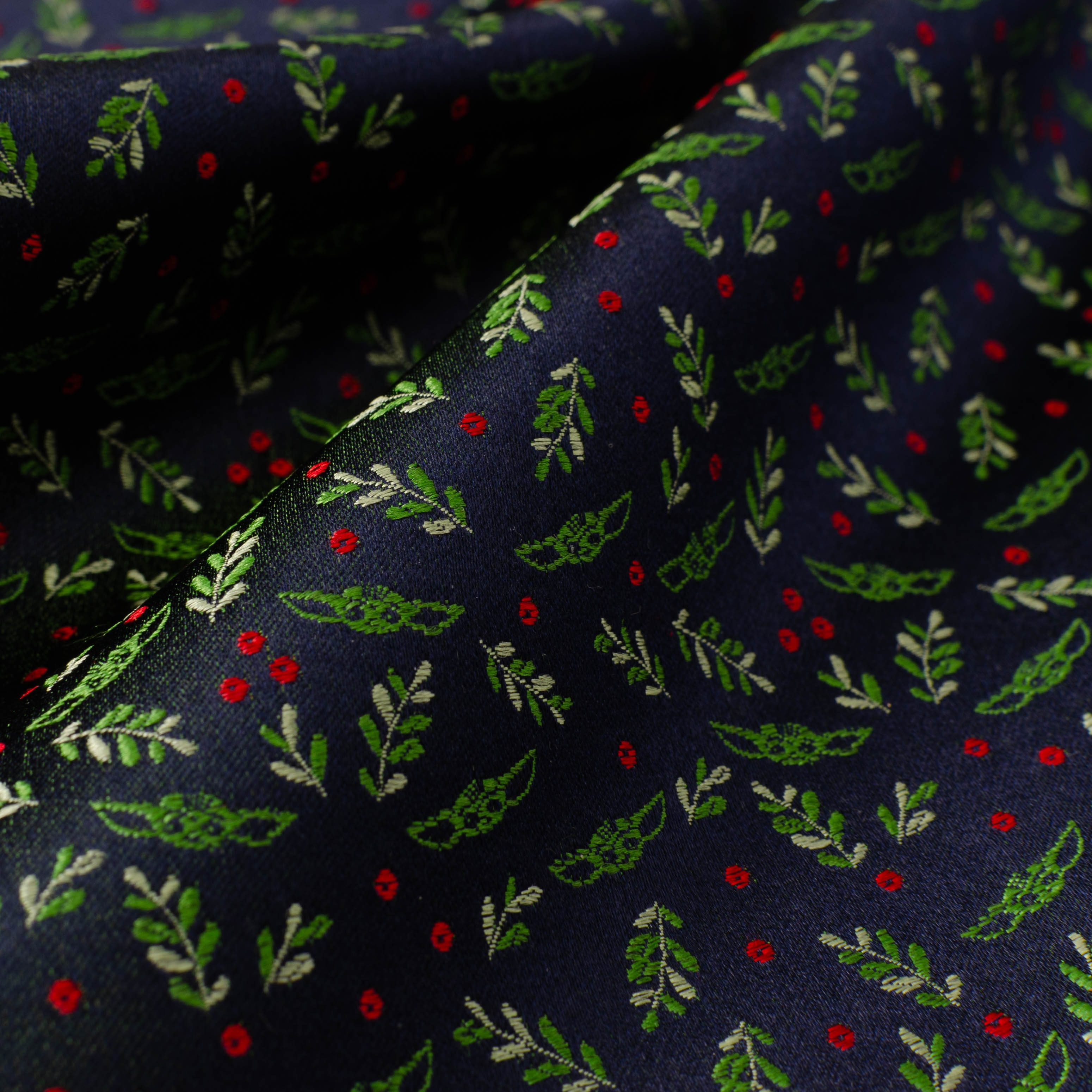 Grogu Holiday Navy Pocket Square by Cufflinks.com