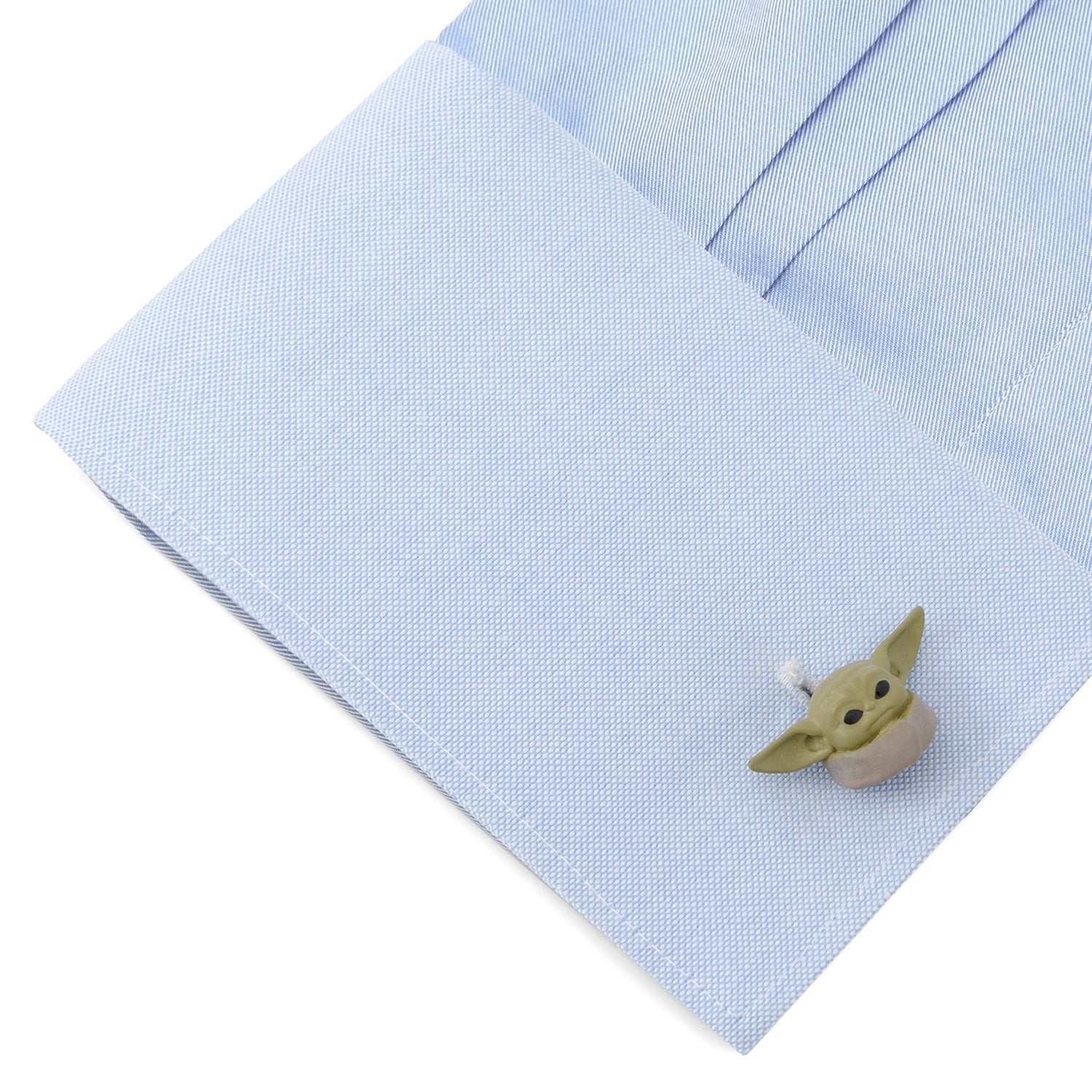 Star Wars Grogu 3D Cufflinks and 5-Stud Set by Cufflinks.com