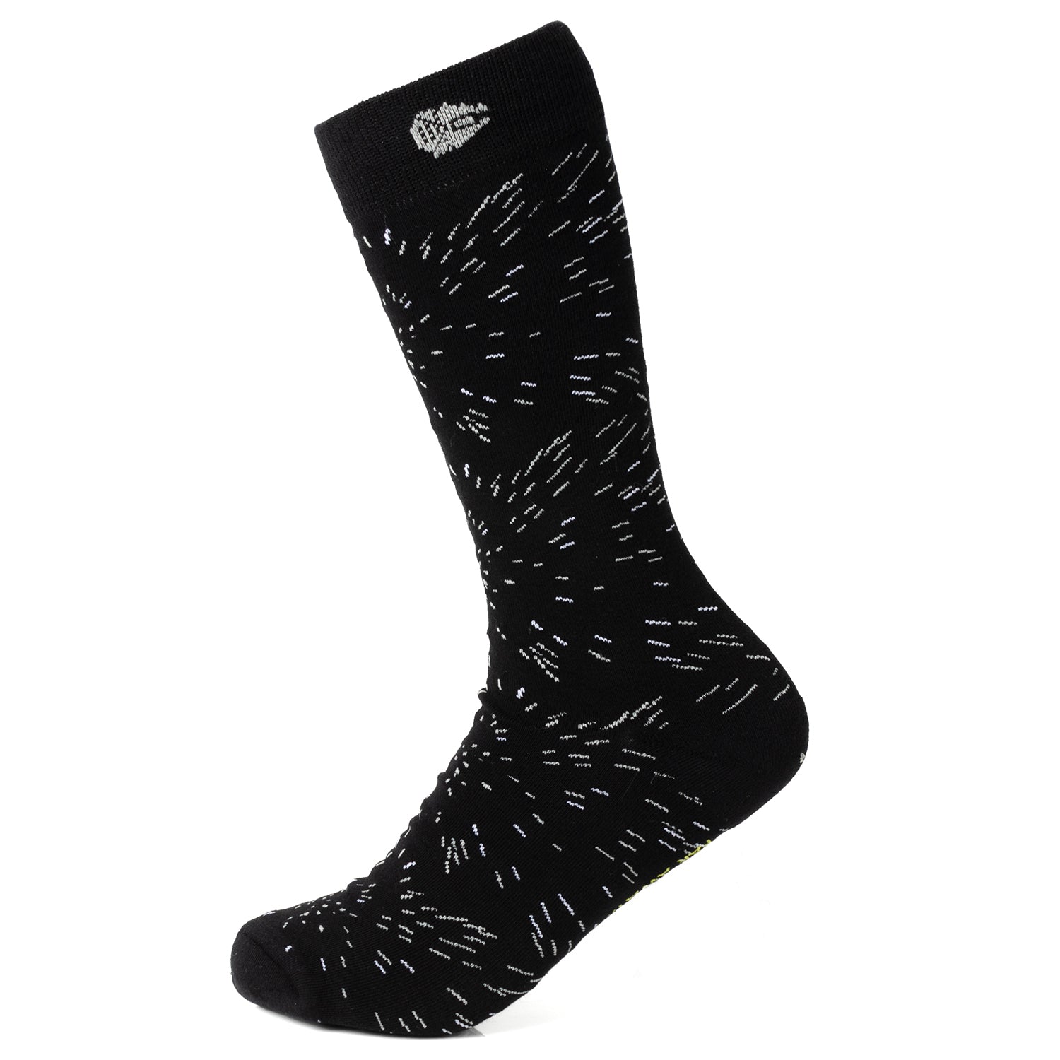 Star Wars Hyperspace Black Dress Socks and Rebel Crest Lapel Pin Gift Set by Cufflinks.com