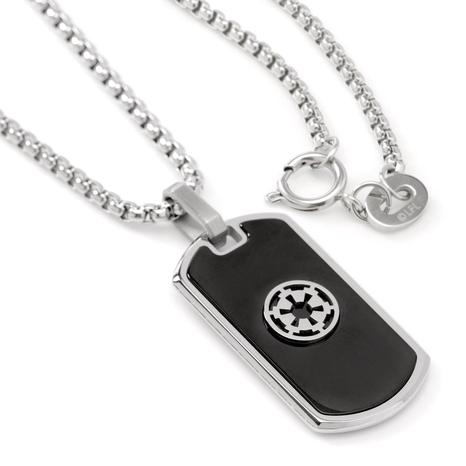 Star Wars Imperial and Rebel Starbird Crest Dog Tag Necklace by Cufflinks.com