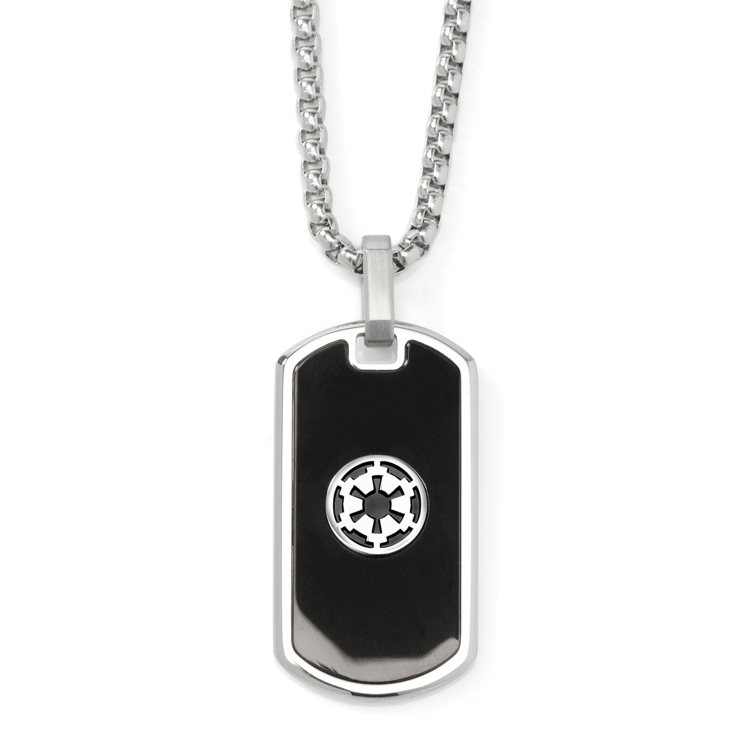 Star Wars Imperial and Rebel Starbird Crest Dog Tag Necklace by Cufflinks.com