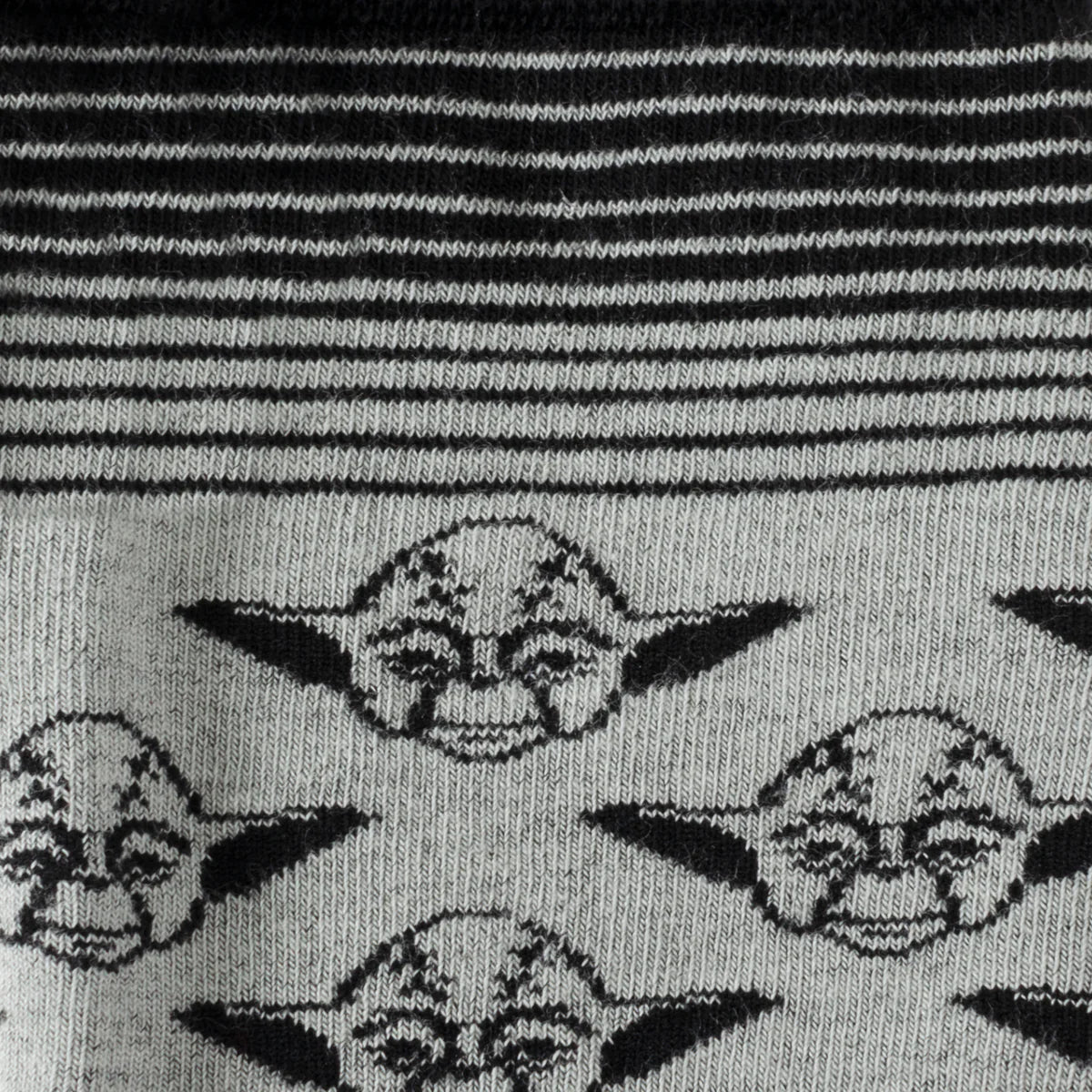 Star Wars Yoda Gray and Black Ombre Pattern Dress Socks with Jedi Crest Lapel Pin DestGlow
