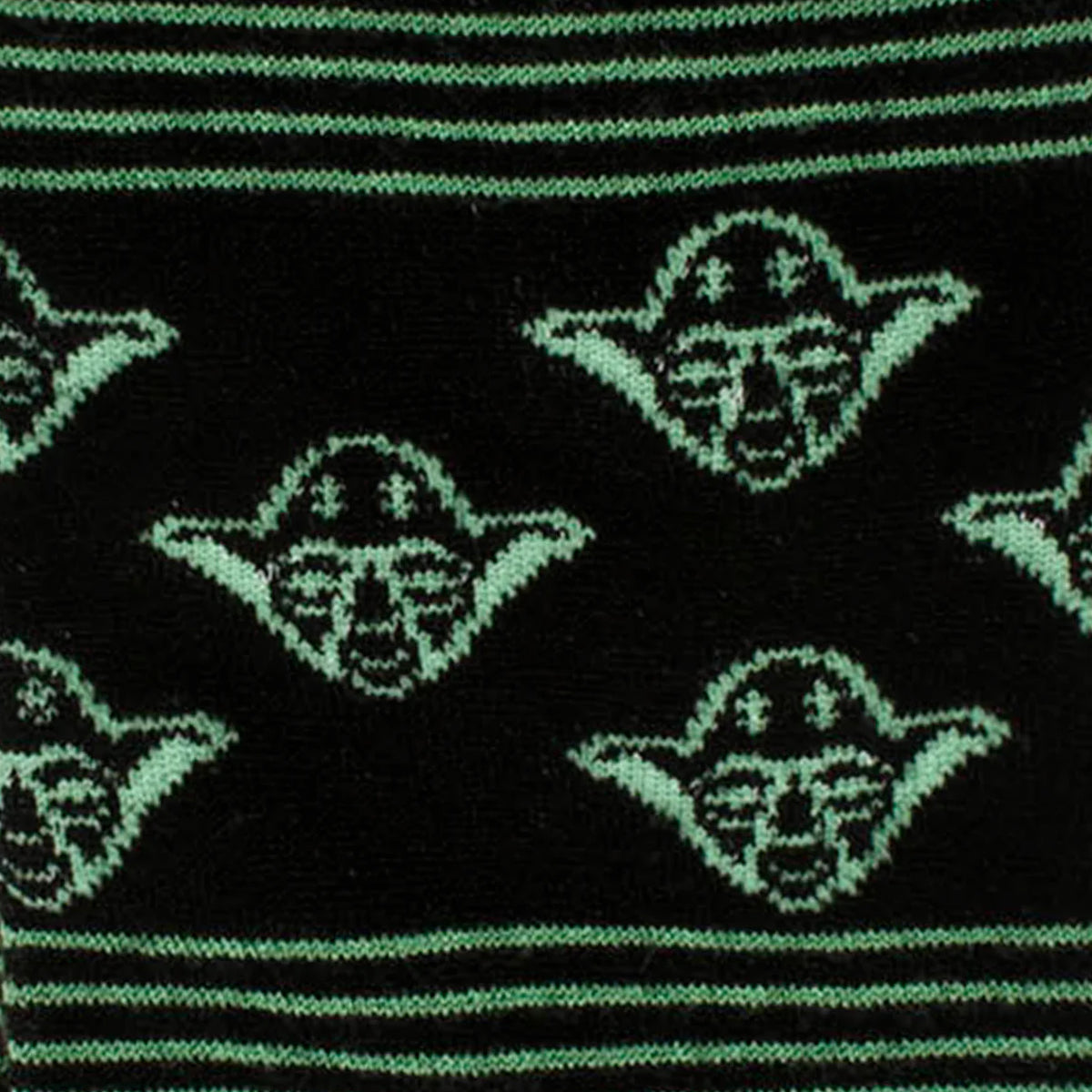 Star Wars Yoda Green and Black Ombre Pattern Dress Socks with Jedi Crest Lapel Pin DestGlow