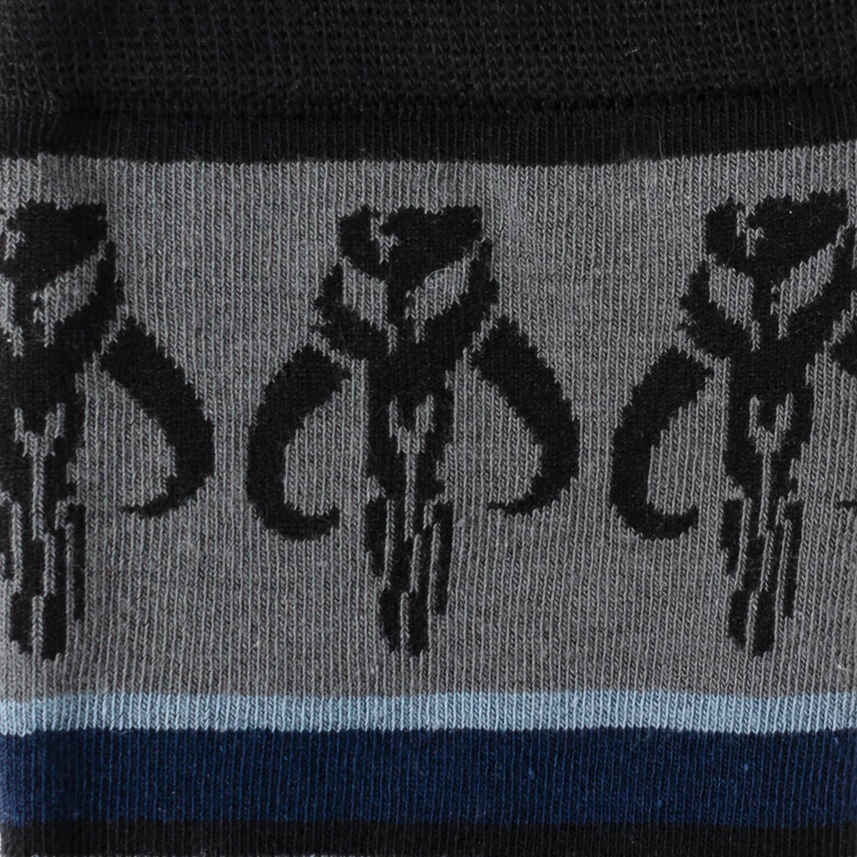 Star Wars Mandalorian Mythosaur Striped Dress Socks and Lapel Pin Gift Set by Cufflinks.com