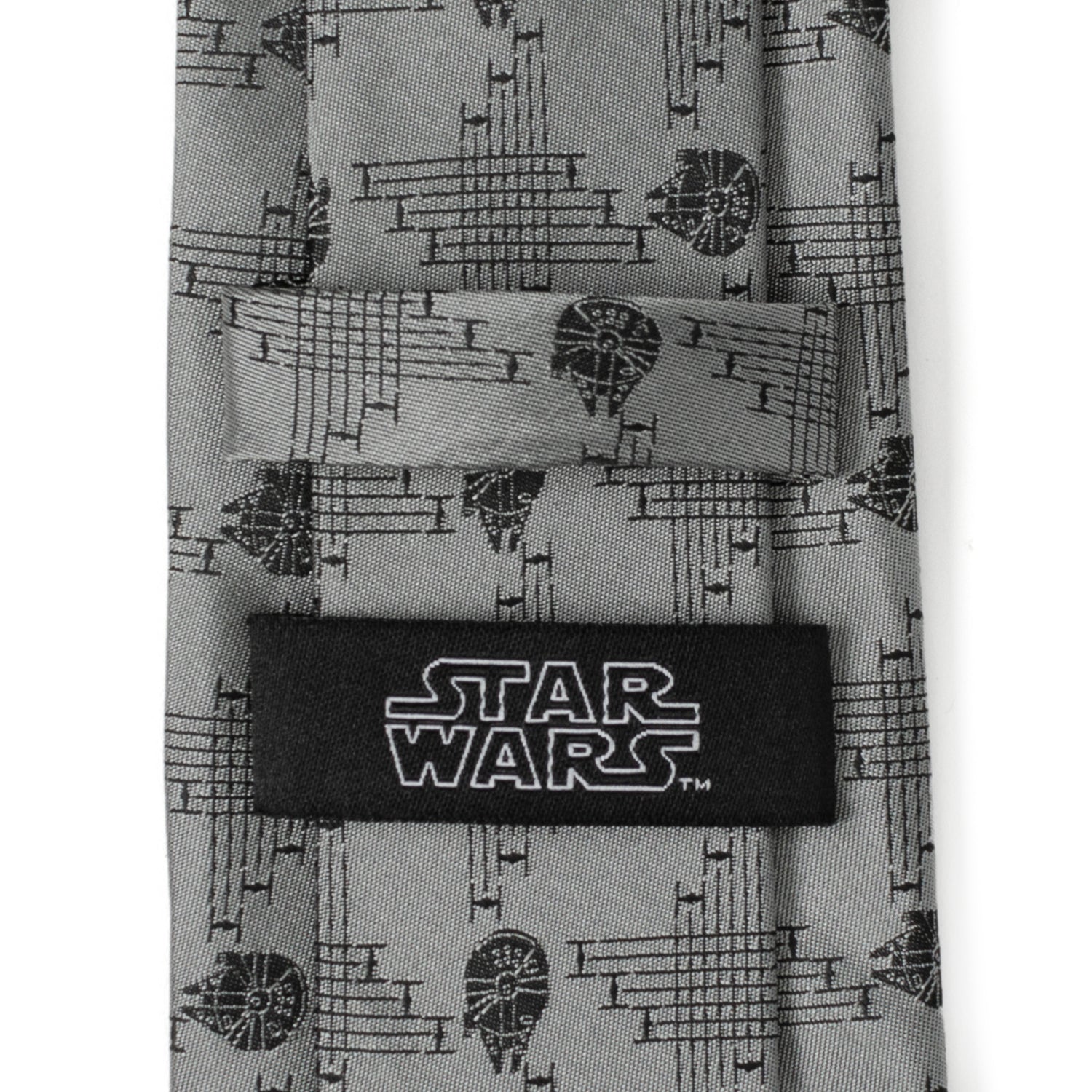 Star Wars Millennium Falcon Gray Tie by Cufflinks.com
