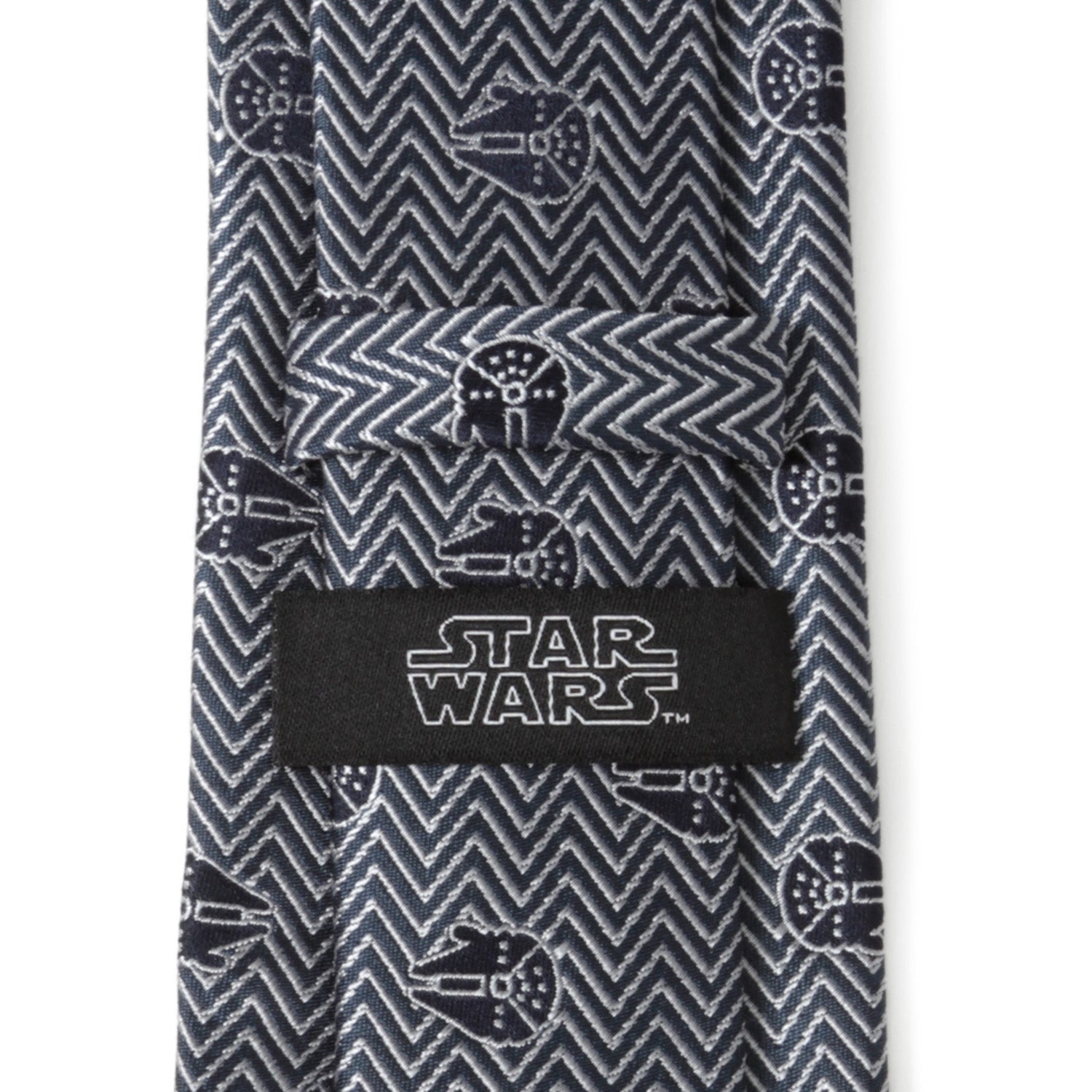 Star Wars Millennium Falcon Herringbone Tie by Cufflinks.com