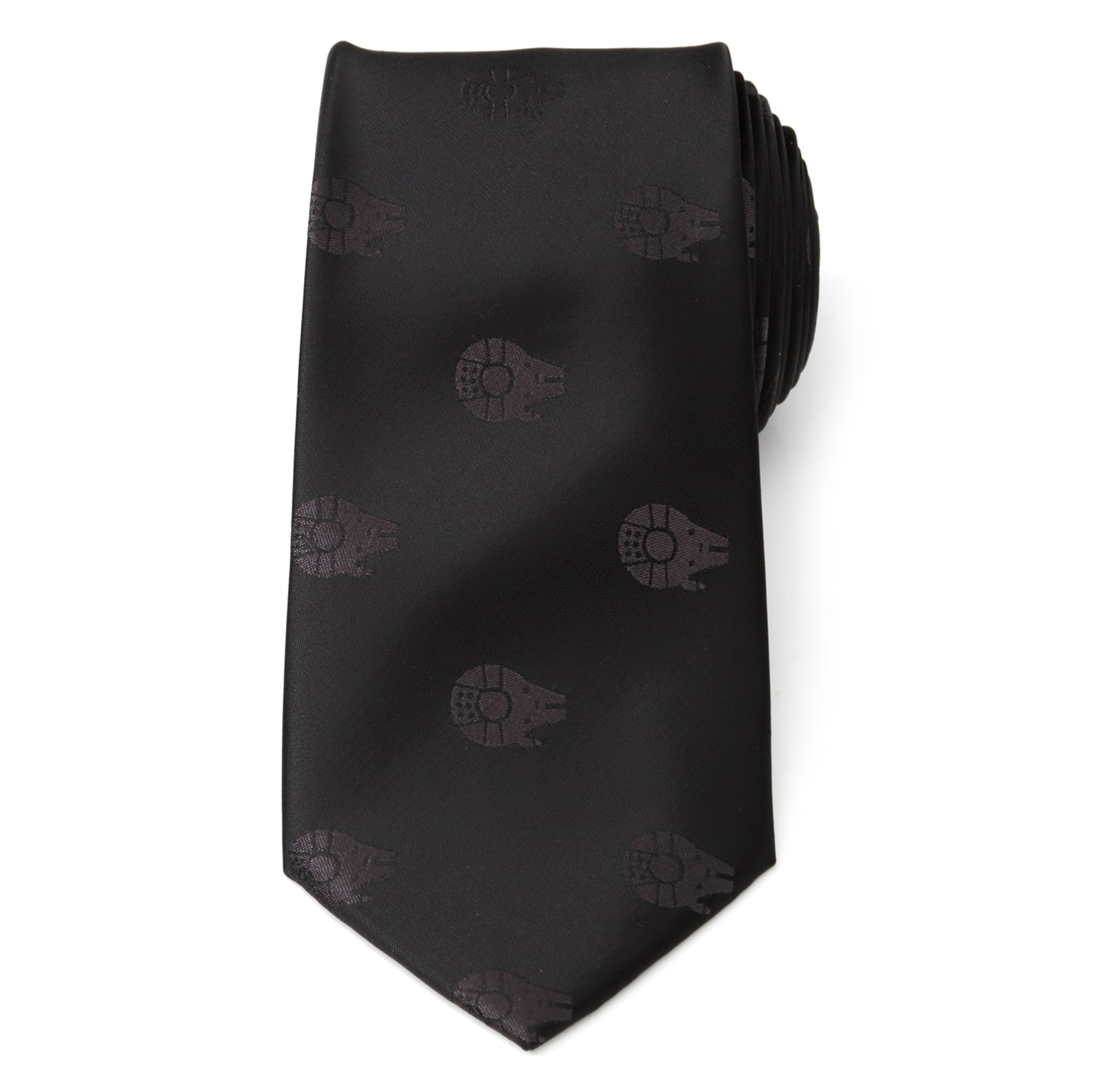 Star Wars Millennium Falcon Black Tonal Tie DestGlow