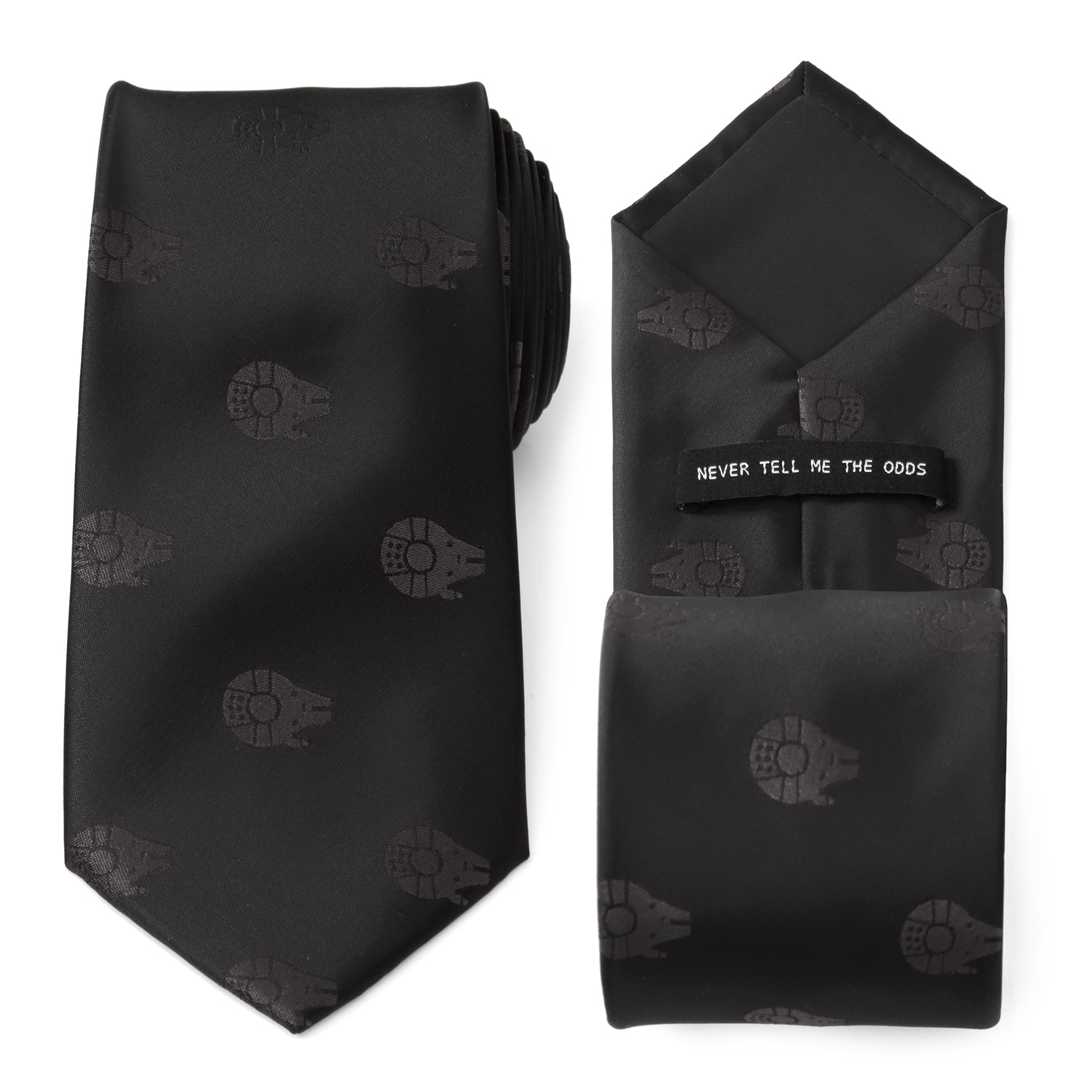 Star Wars Millennium Falcon Black Tonal Tie DestGlow