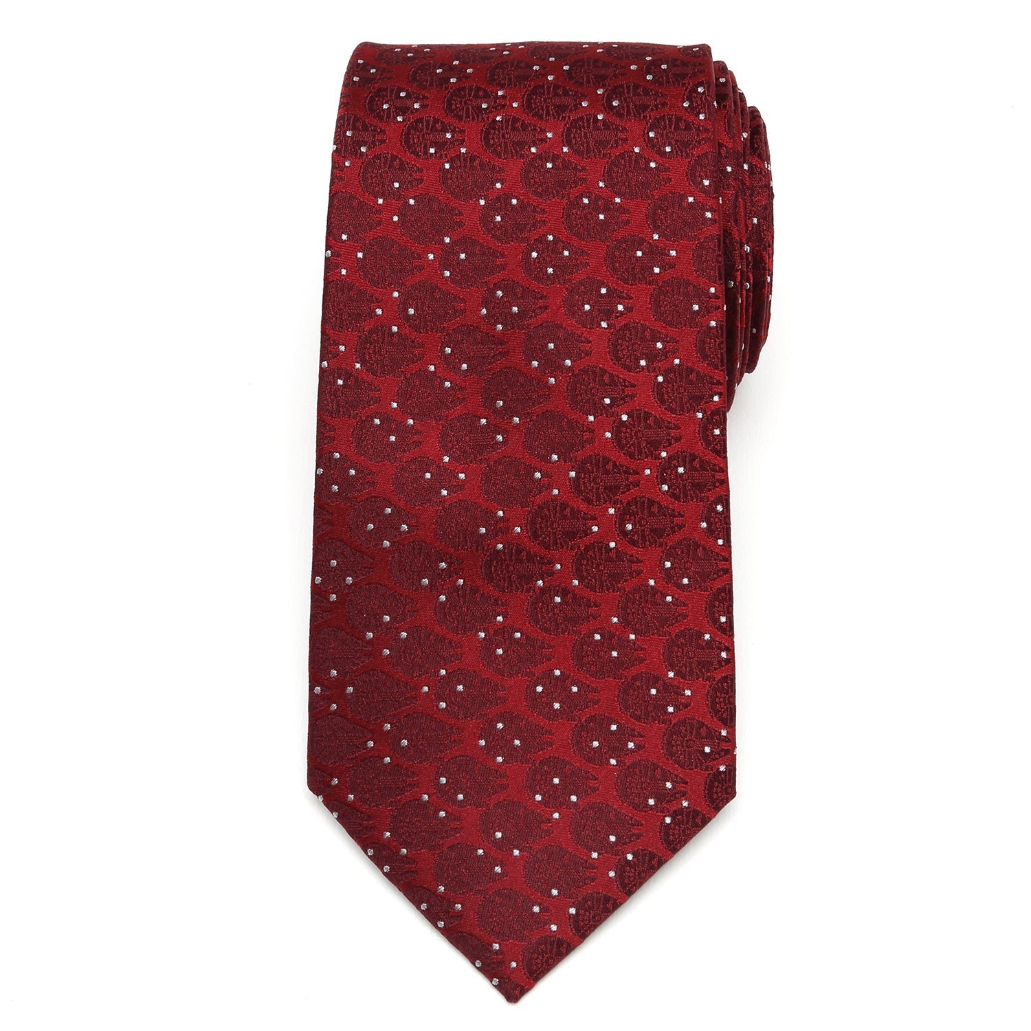 Star Wars Millennium Falcon Red and White Dot Tie DestGlow