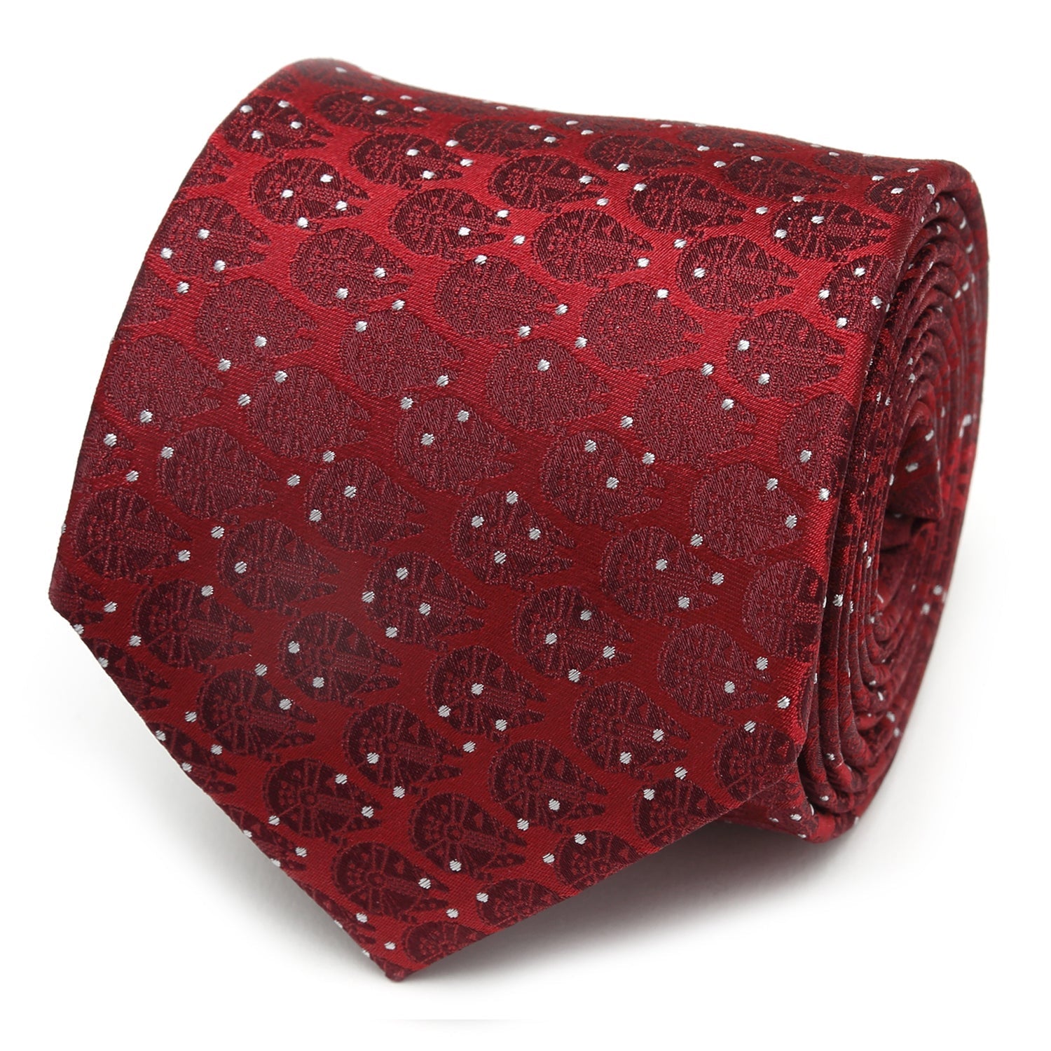 Star Wars Millennium Falcon Red and White Dot Tie DestGlow
