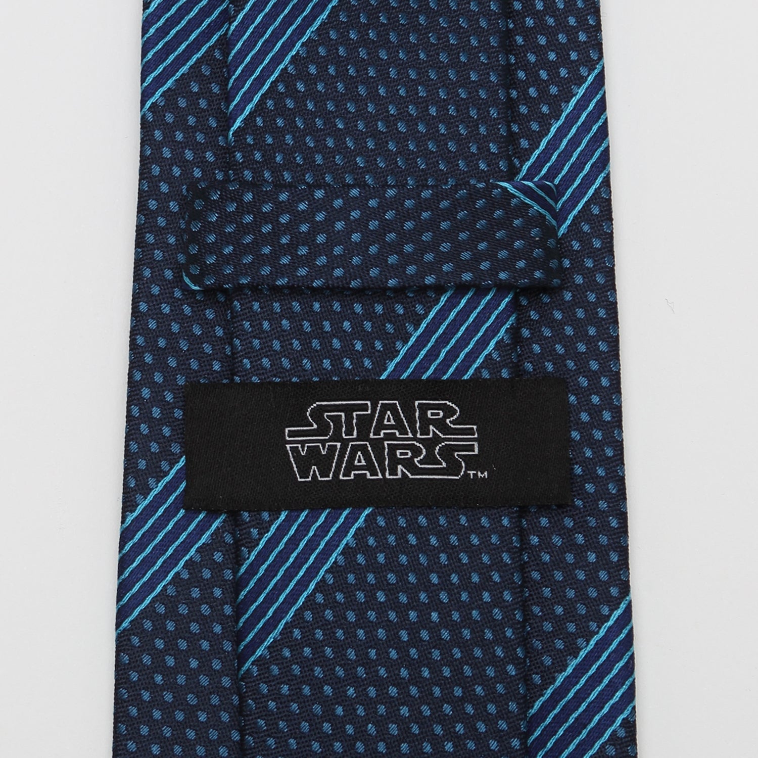 Star Wars Millennium Falcon Blue Striped Tie by Cufflinks.com