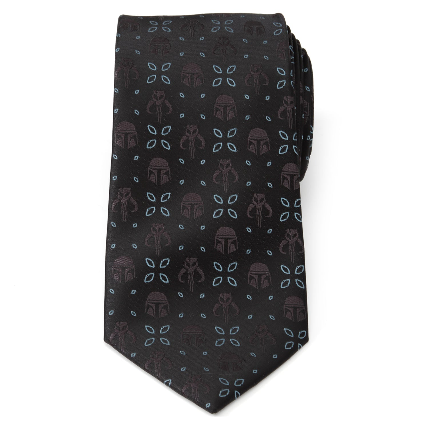 Star Wars Mandalorian Motif Black Tie by Cufflinks.com